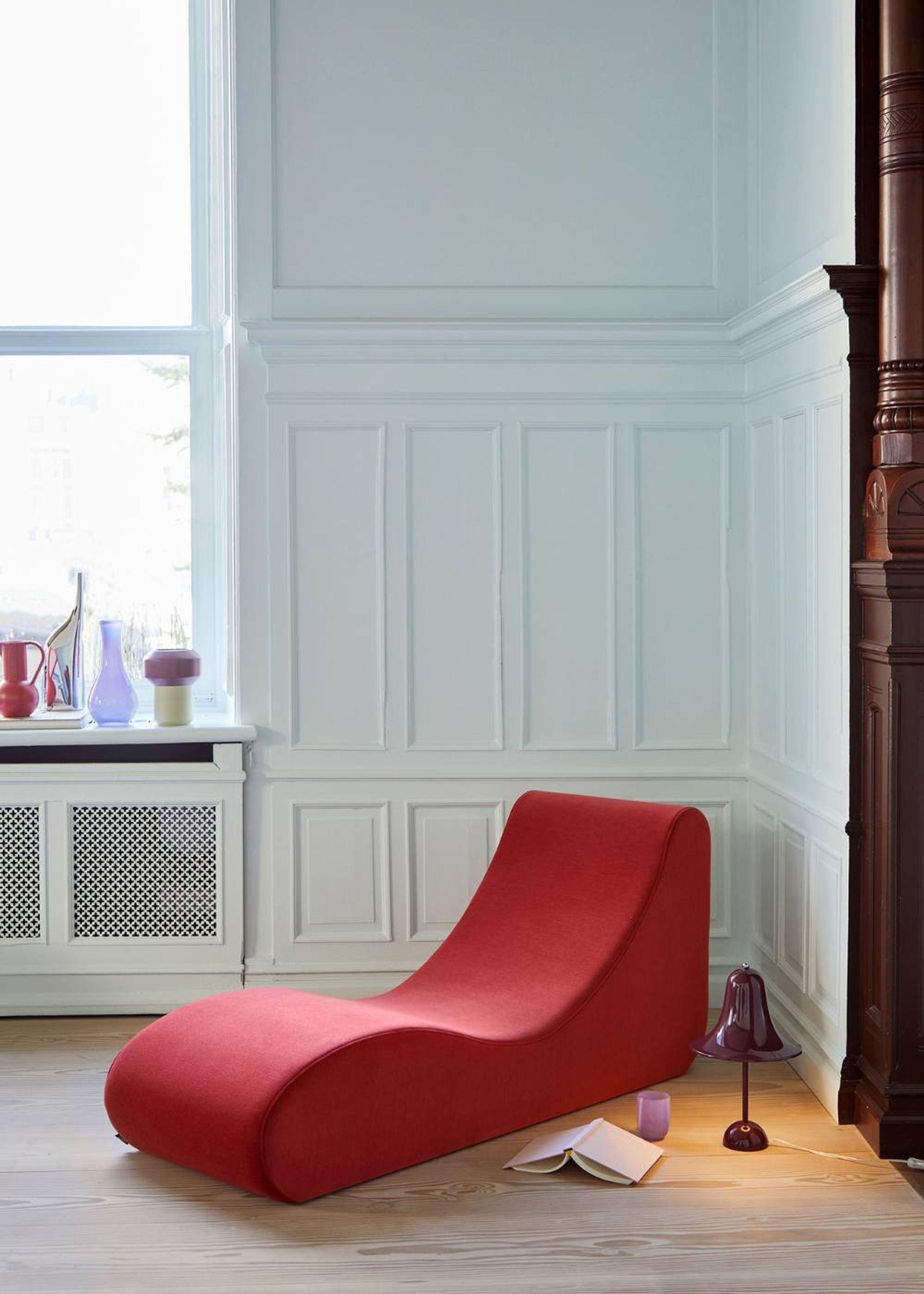 Verpan - Lámpara de mesa - Pantop Table Lamp - Bright red small