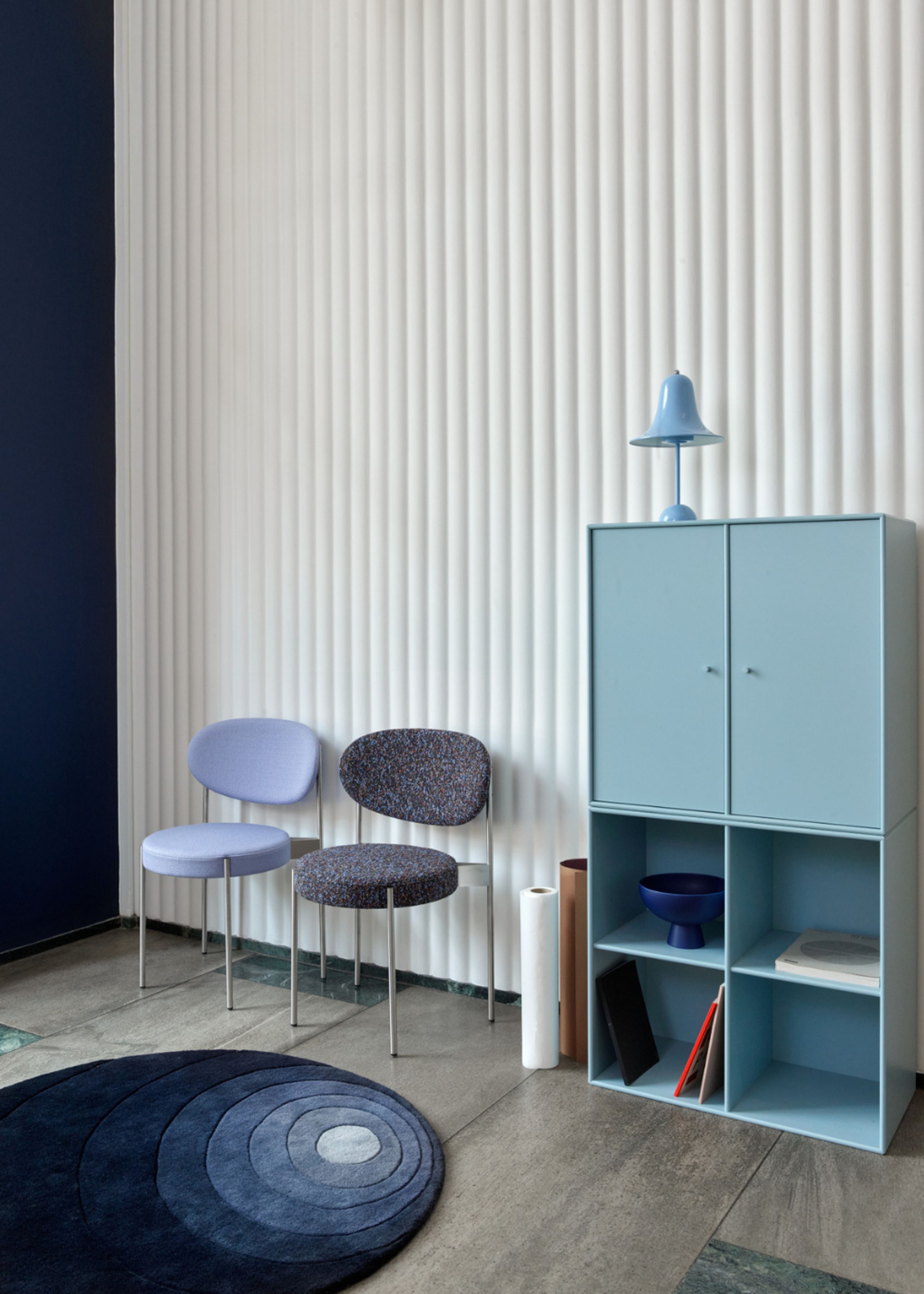 Verpan - Lampe de table - Pantop Table Lamp - Dusty Blue