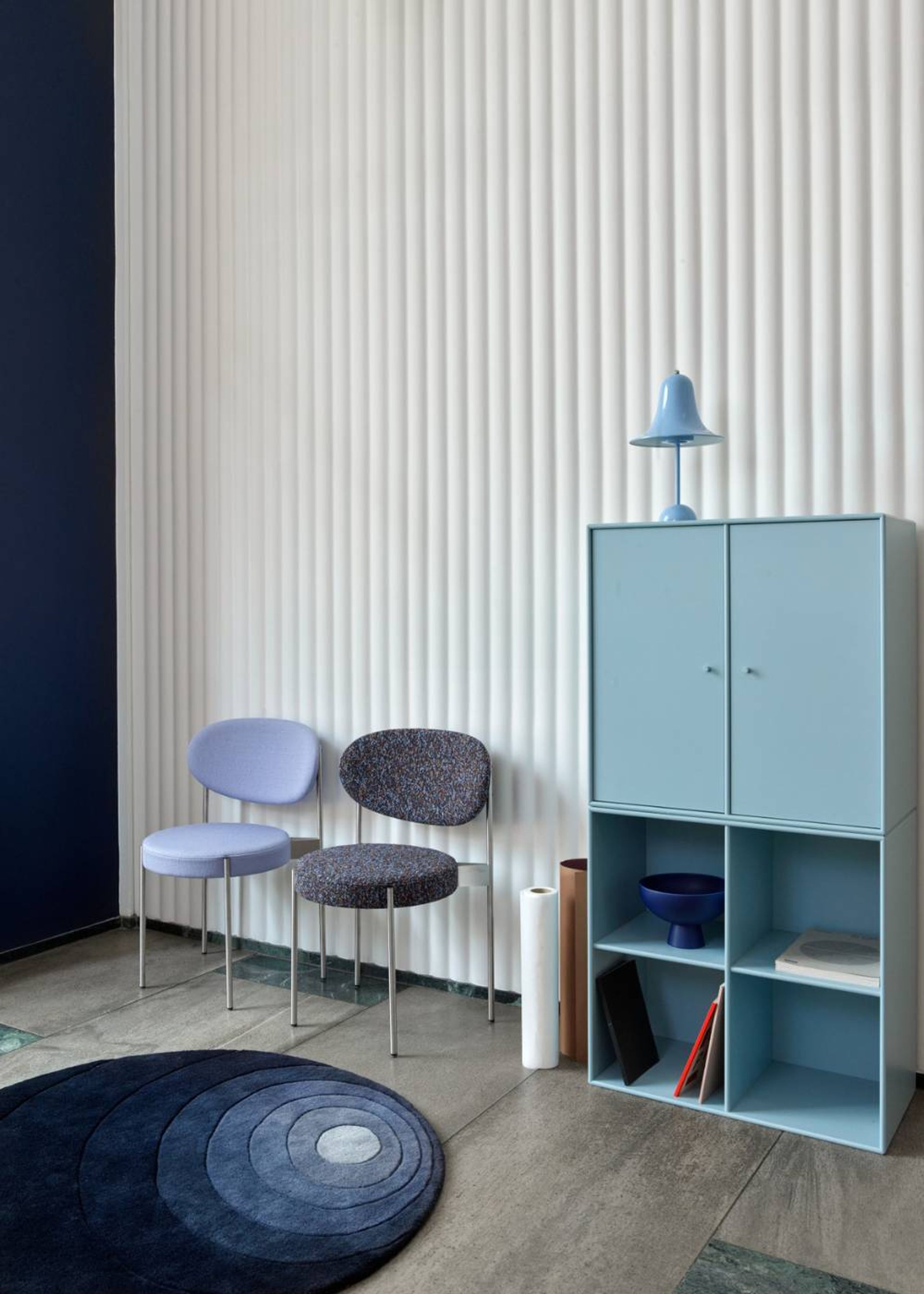 Verpan - Lampe de table - Pantop Table Lamp - Light blue small