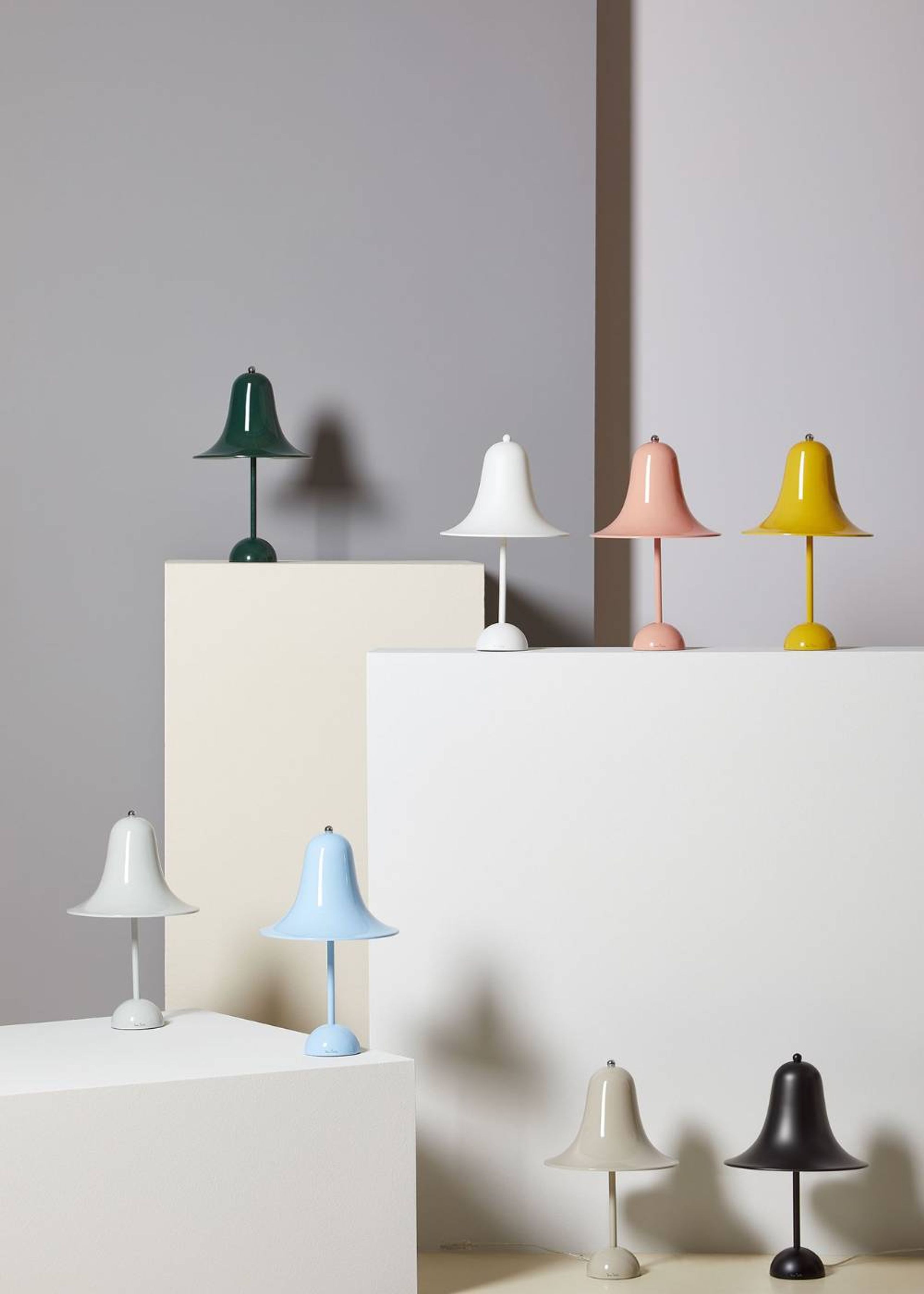 Verpan - Lampe de table - Pantop Table Lamp - Light blue small