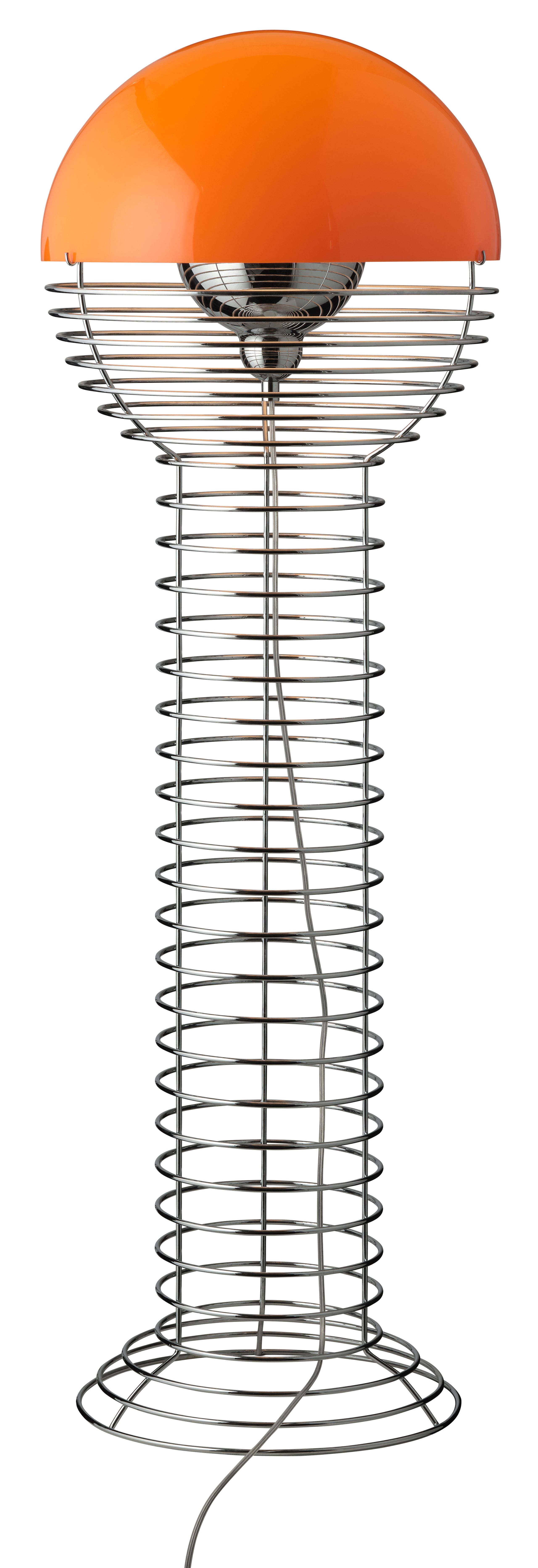 Verpan - Gulvlampe - Wire Gulvlampe - Orange