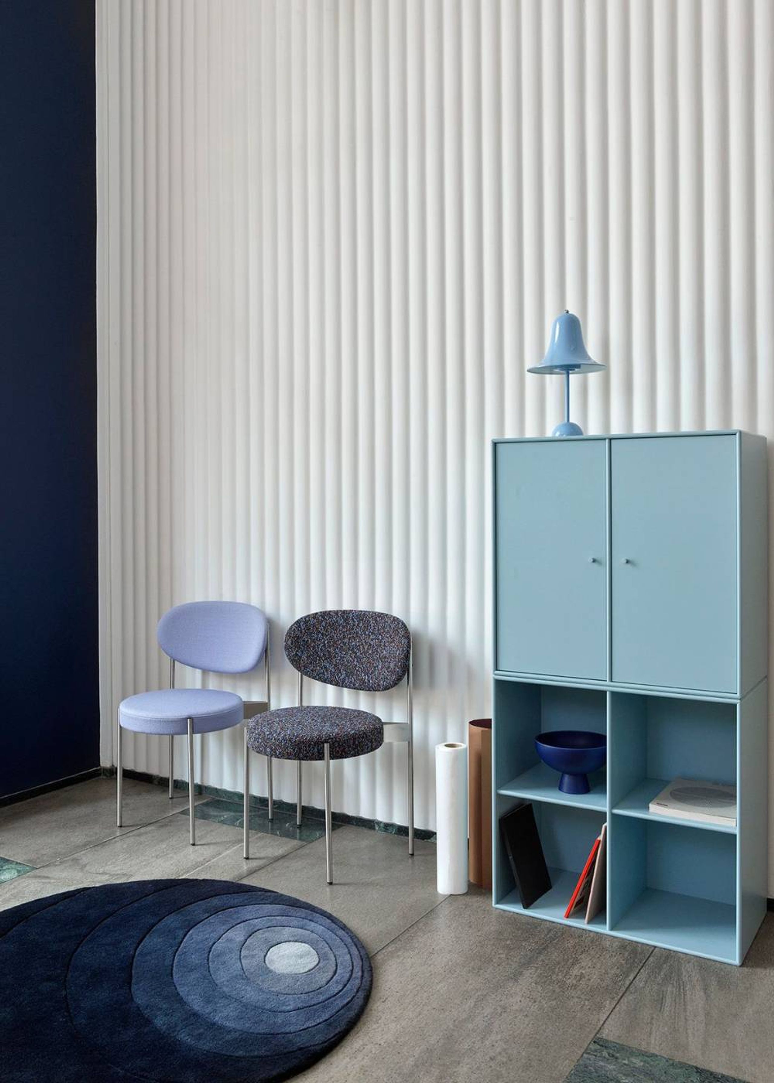 Verpan - Gulvtæppe - Luna rug - Mørkegrøn