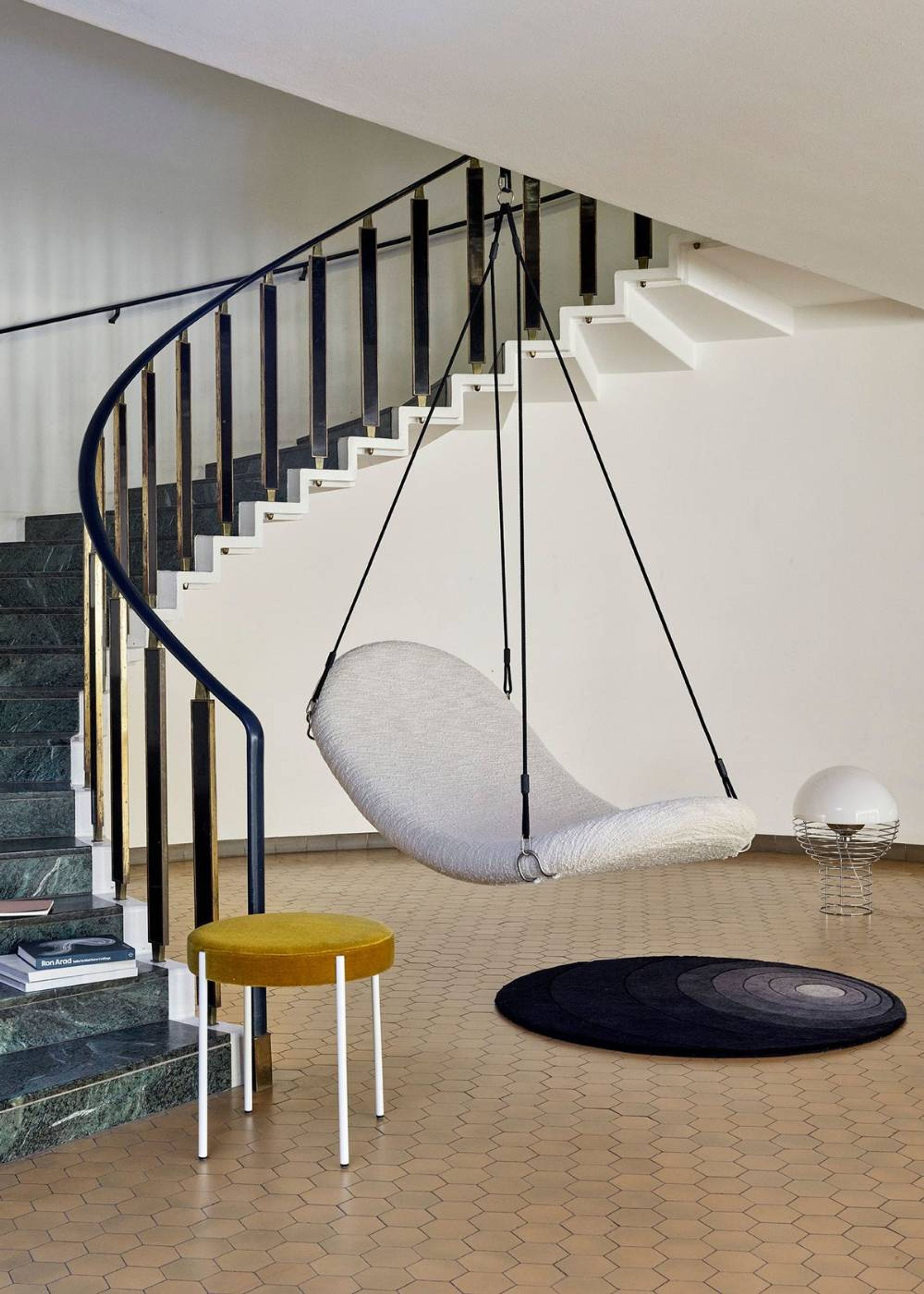 Verpan - Gulvtæppe - Luna rug - Mørkegrøn