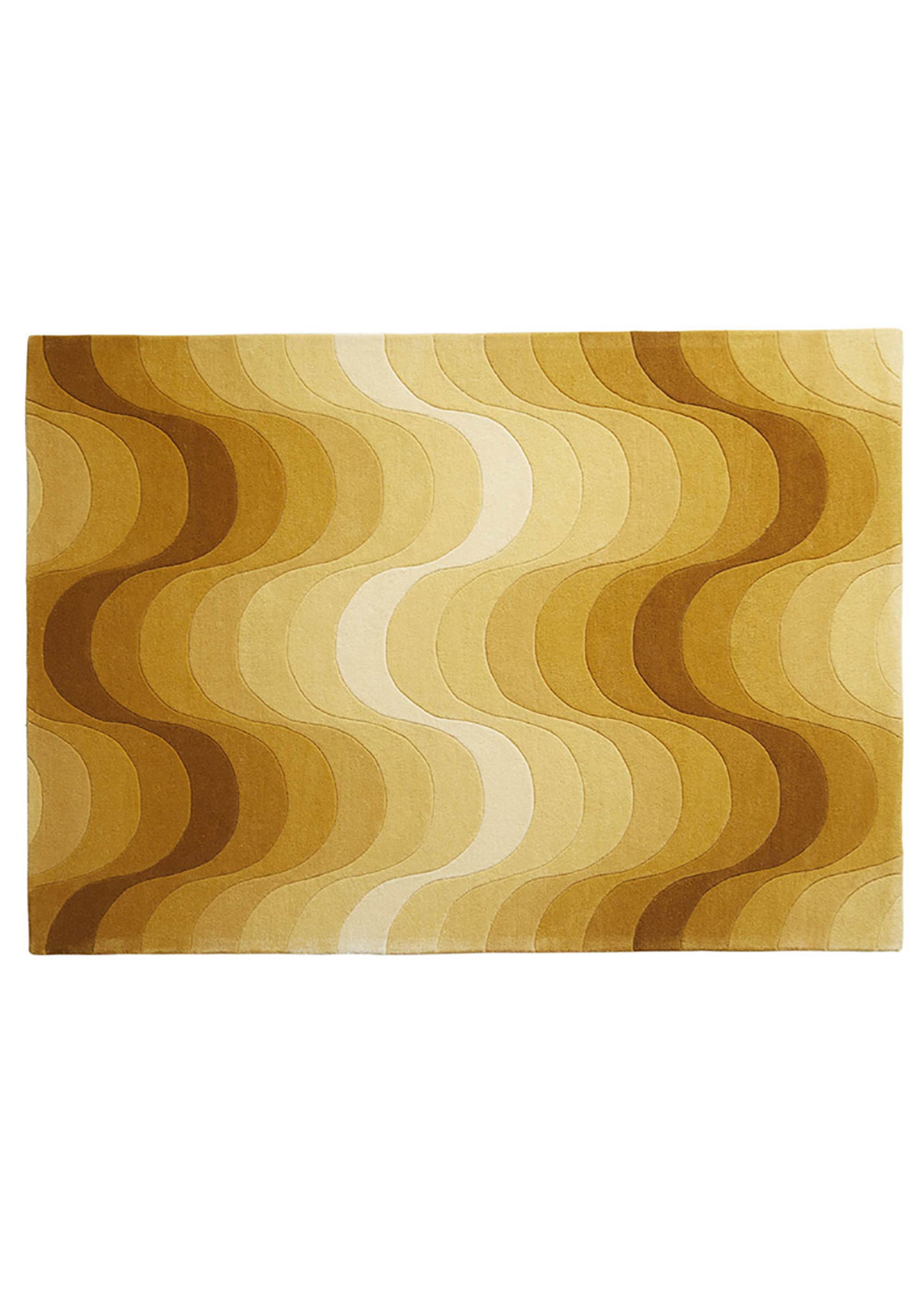 Verpan - Rug - Wave Rug - Yellow