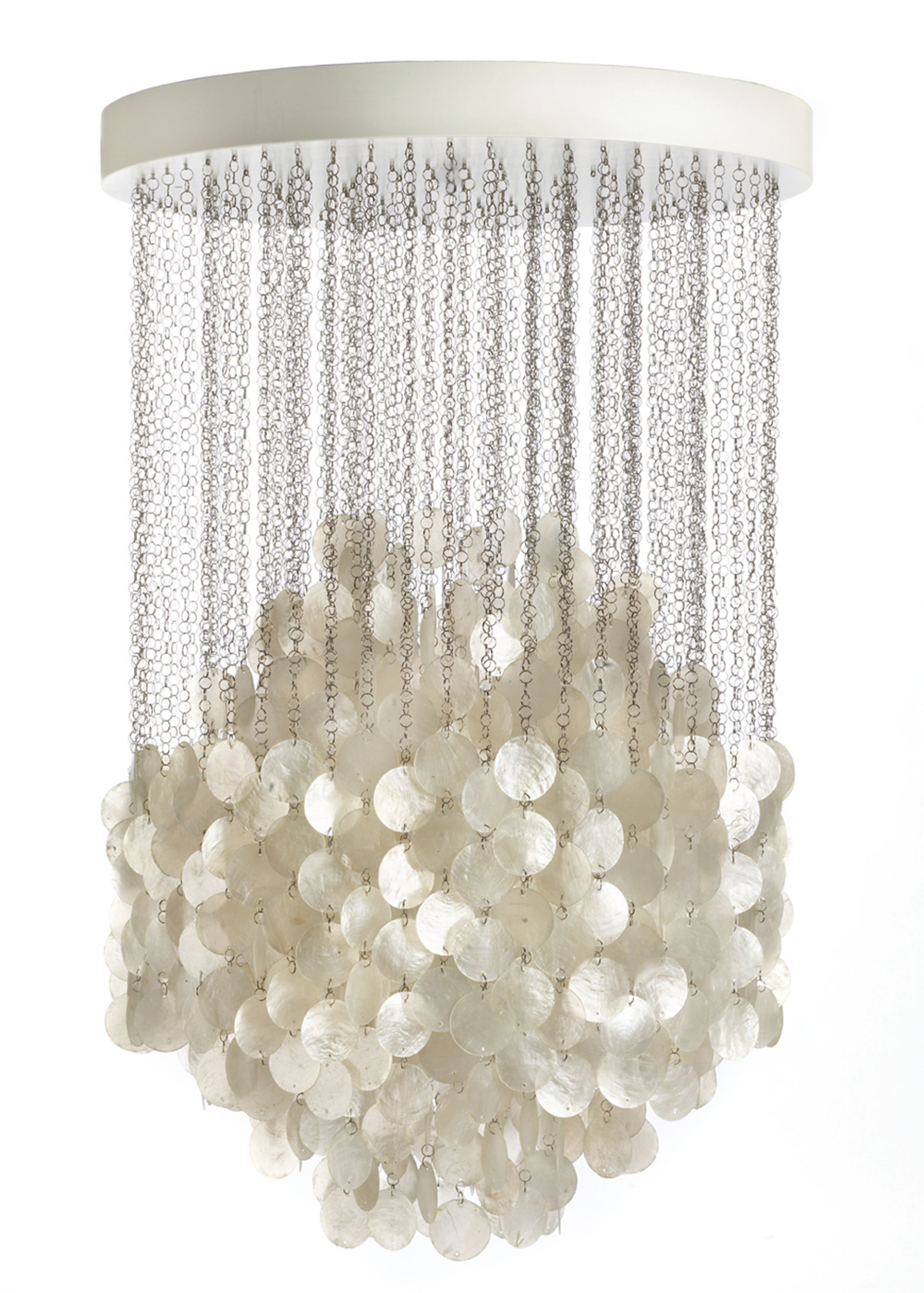 Verpan - Lamp - Fun Pendant - 4DM - Seashell & Chrome