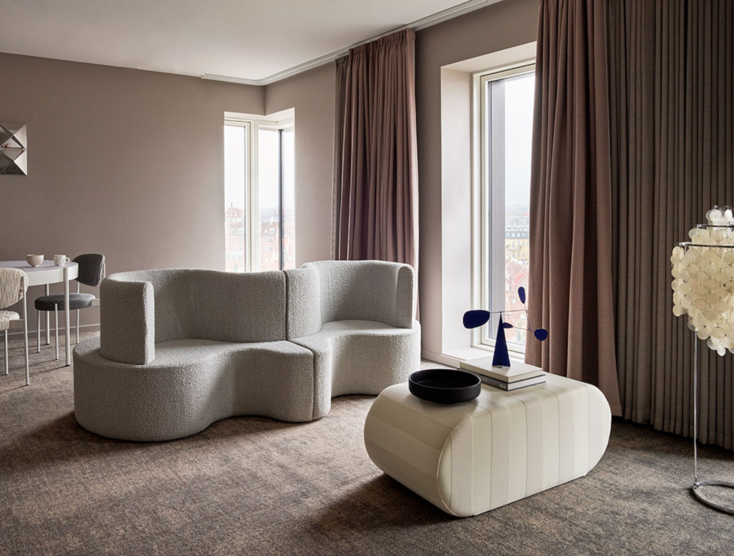 Verpan - Loungesofa - Welle Lounge - Welle 5 - Hallingdal 457