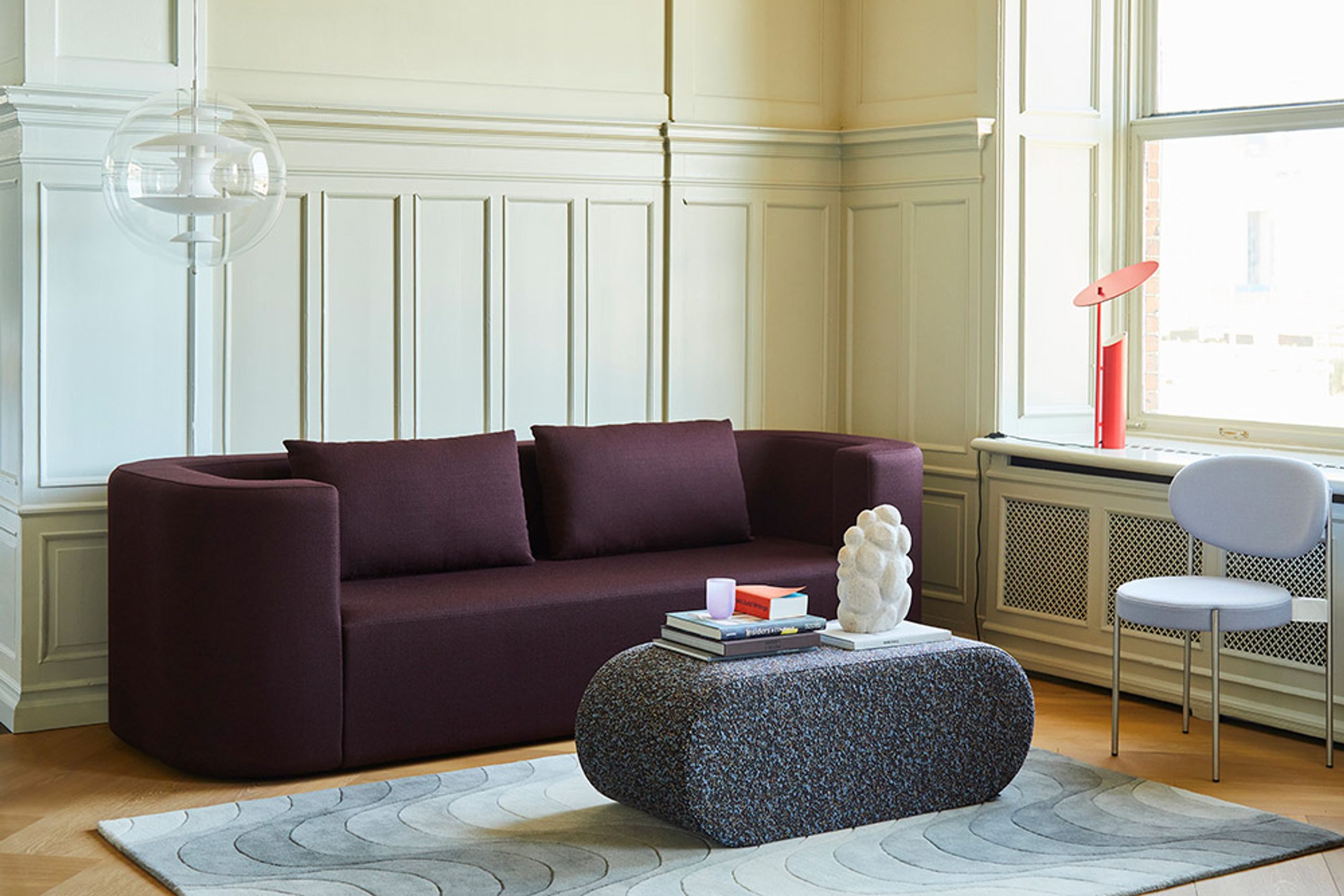 Verpan - Loungesofa - Welle Lounge - Welle 5 - Hallingdal 457