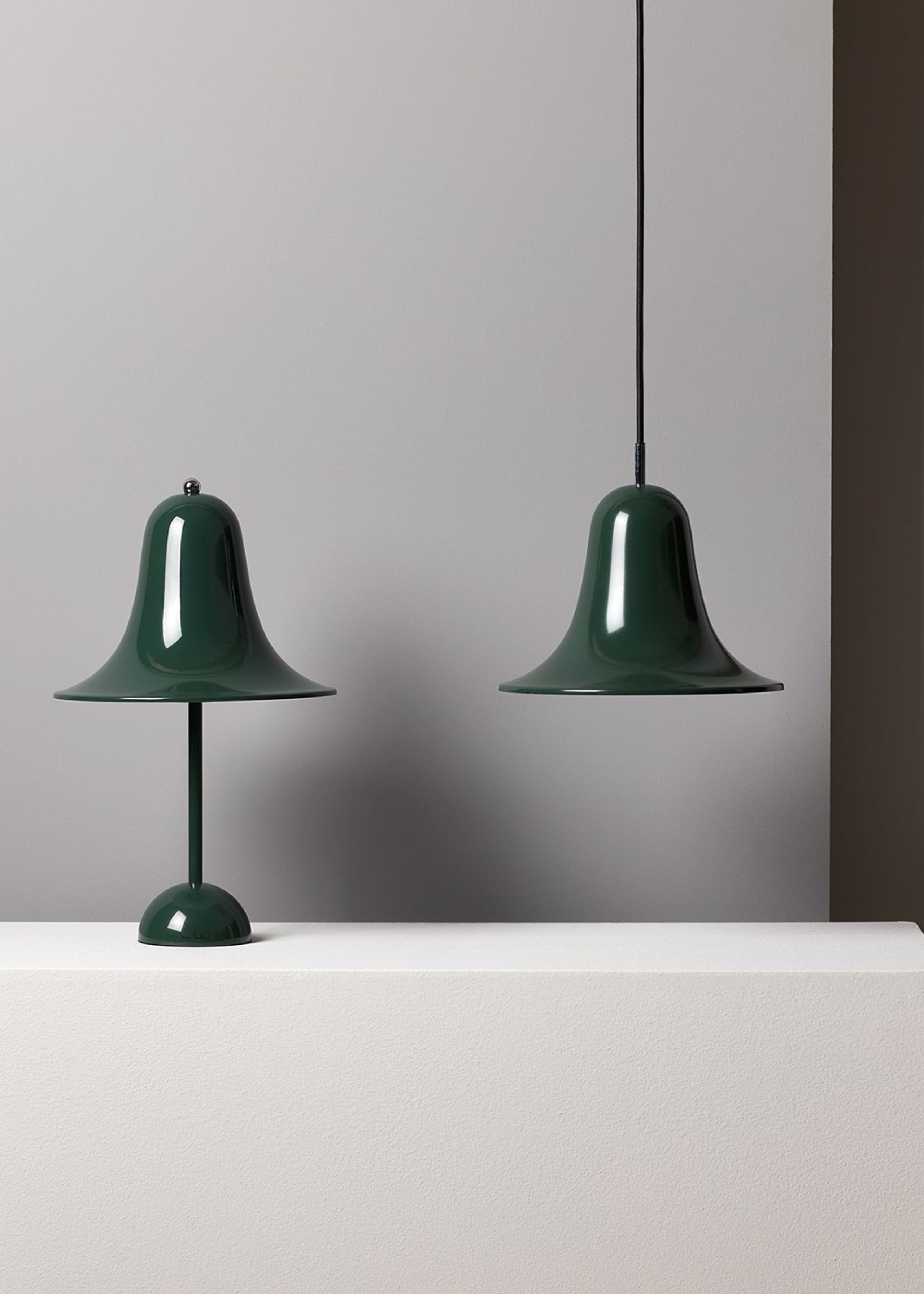 Verpan - Závěsné svítidlo - Pantop Pendel - Mint grey small