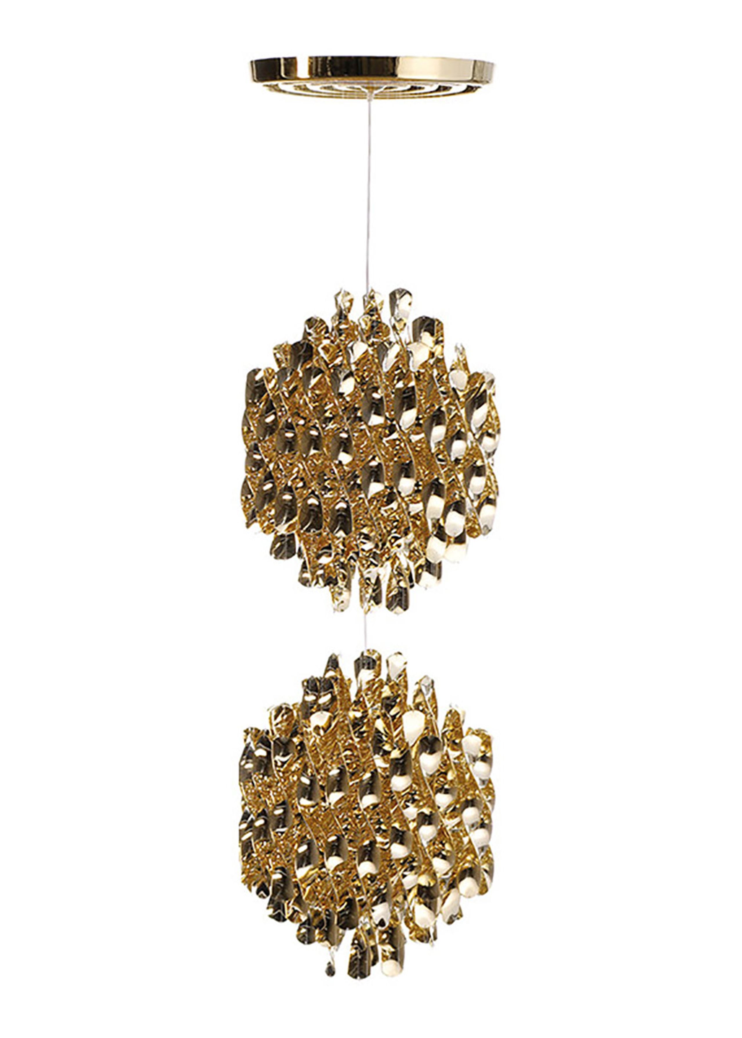 Verpan - Pendants - Spiral lamp - SP2 - Gold