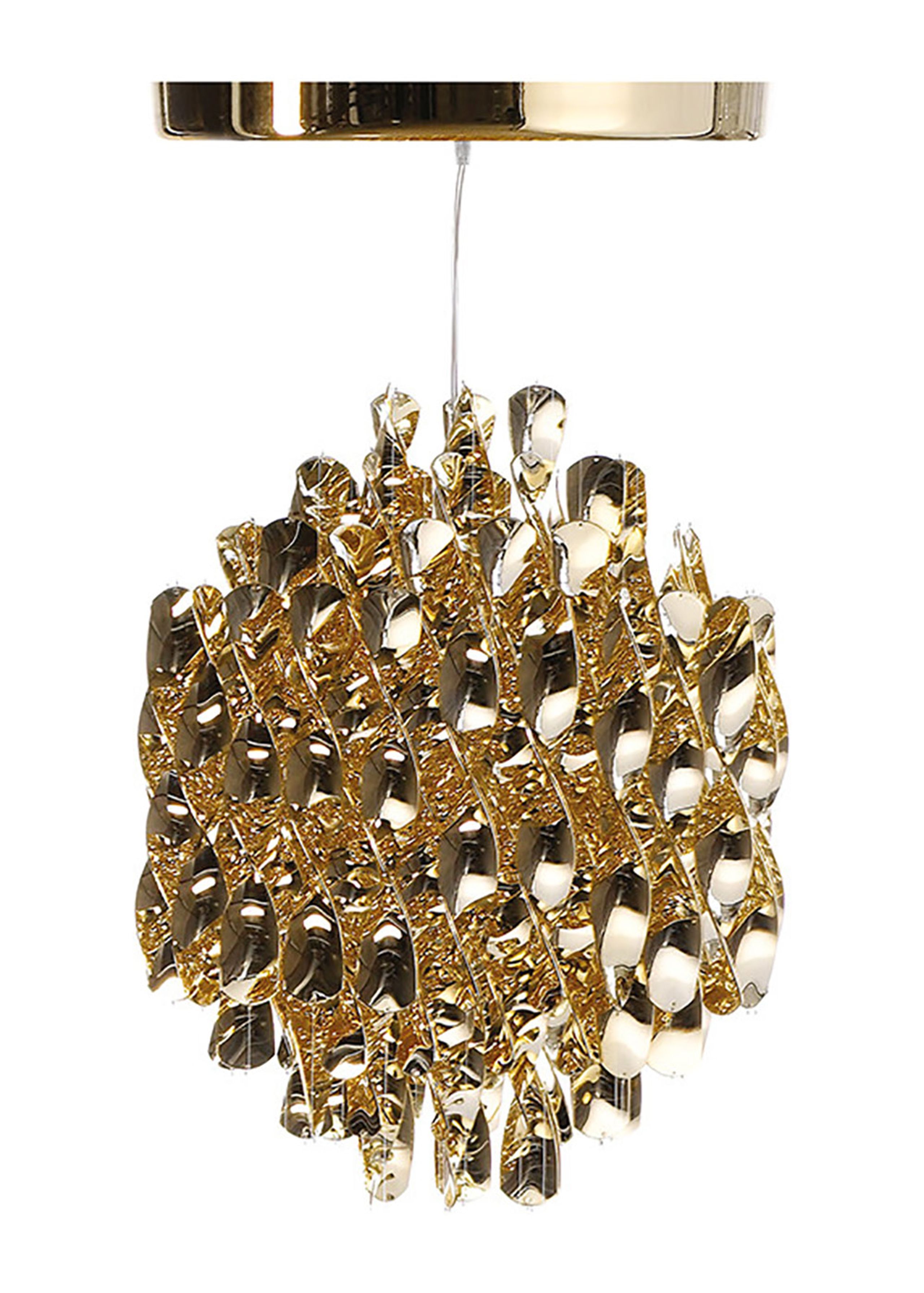 Verpan - Pendler - Spiral lampe - SP1 - Guld