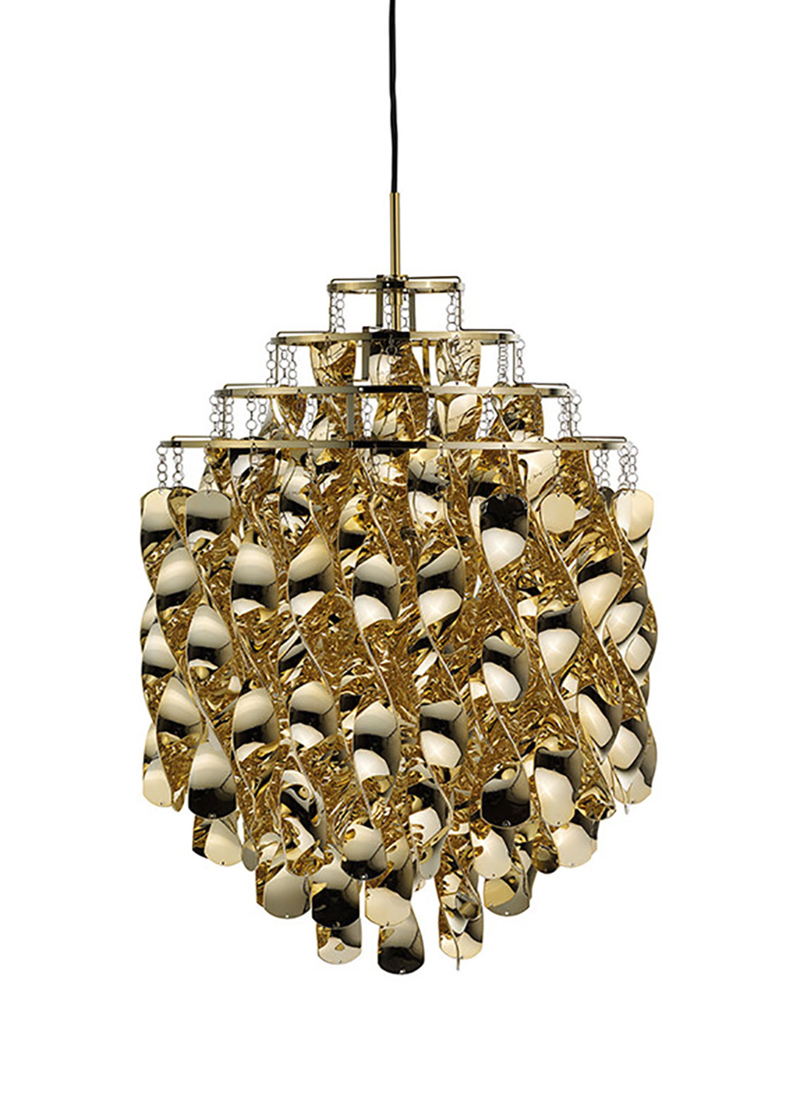 Verpan - Pendler - Spiral lampe - SP01 - Guld
