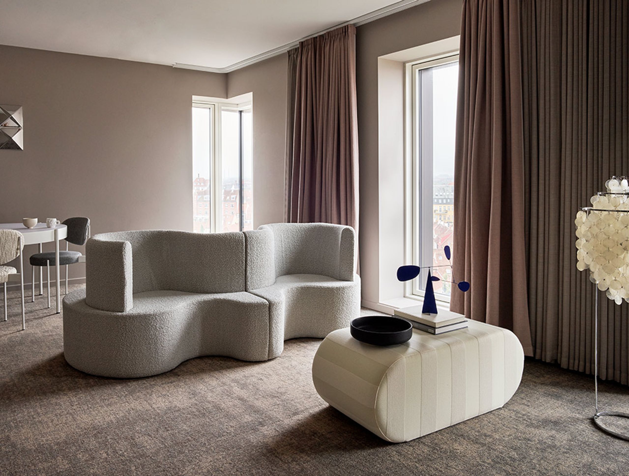 Verpan - Canapé - Cloverleaf Sofa - 3 units - Hallingdal