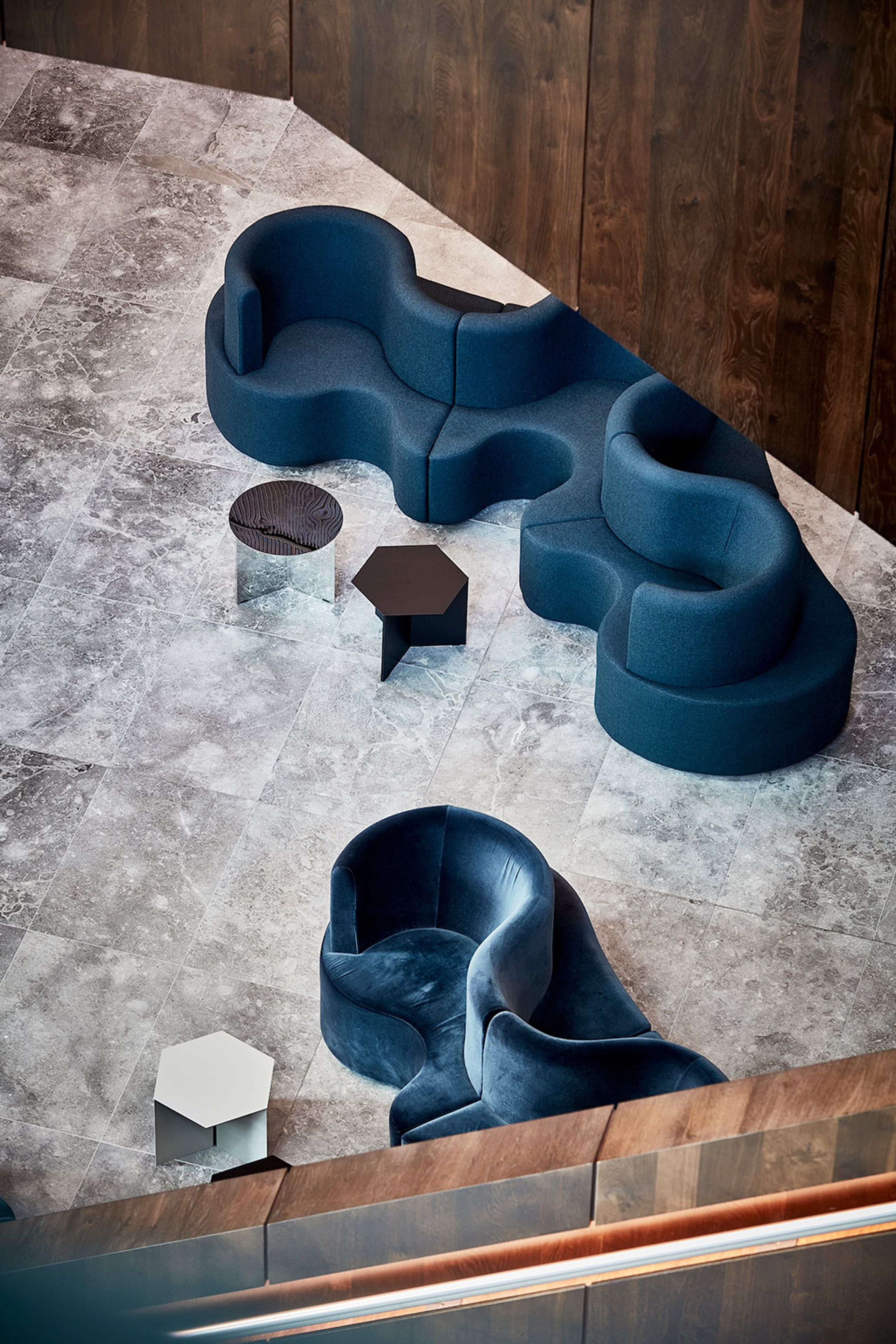 Verpan - Canapé - Cloverleaf Sofa - 3 units - Hallingdal