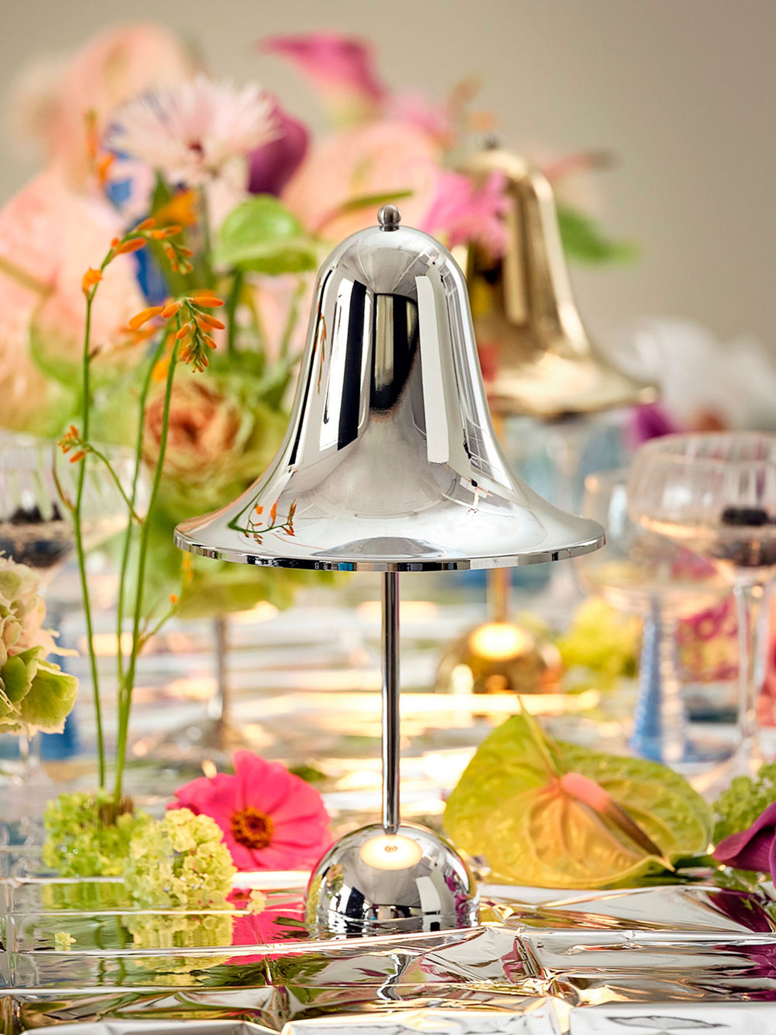 Verpan - Tragbare Lampe - Pantop Portable by Verner Panton - Night Blue