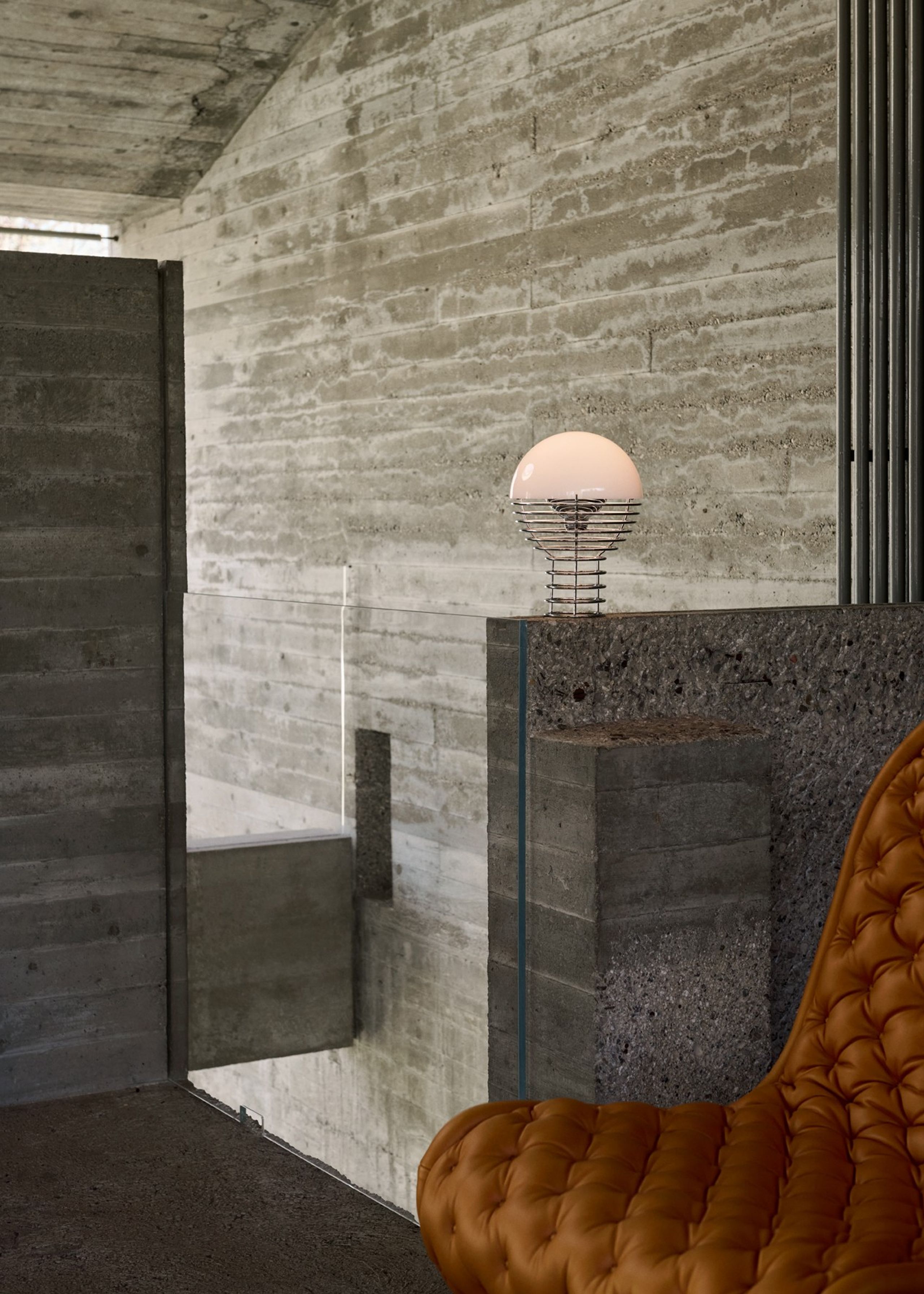 Verpan - Portable lamp - Wire Portable Lamp - Yellow