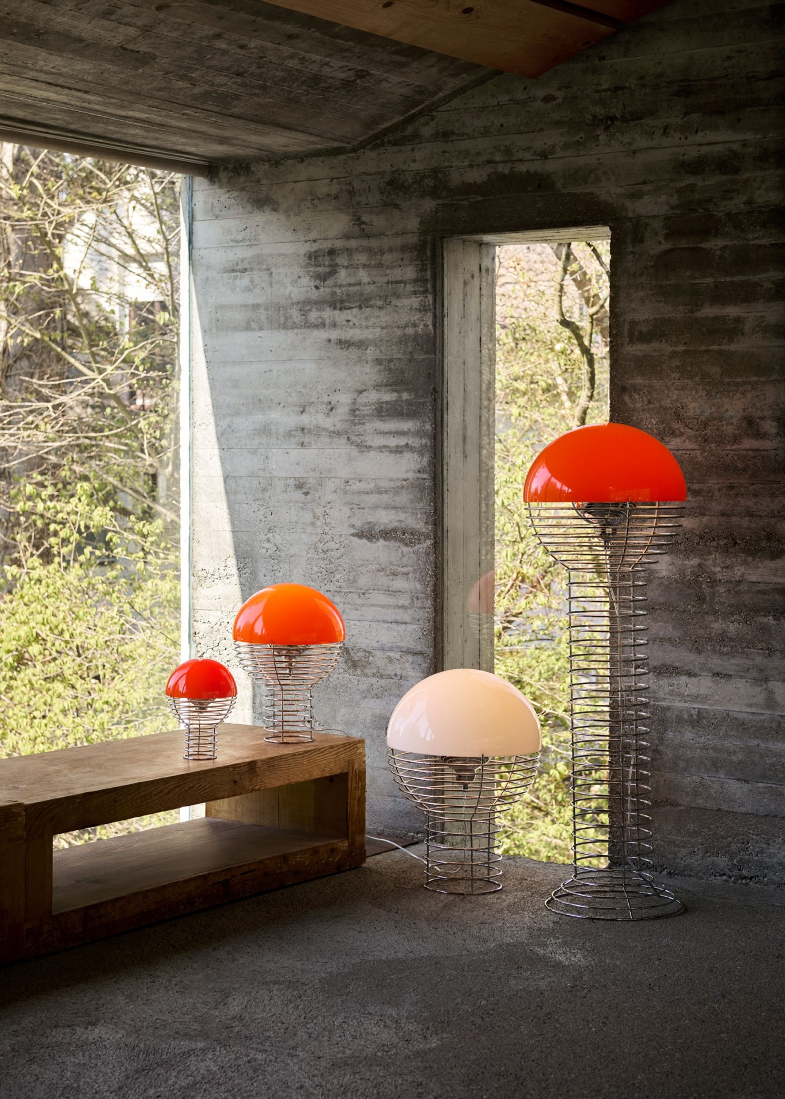 Verpan - Portable lamp - Wire Portable Lamp - Yellow