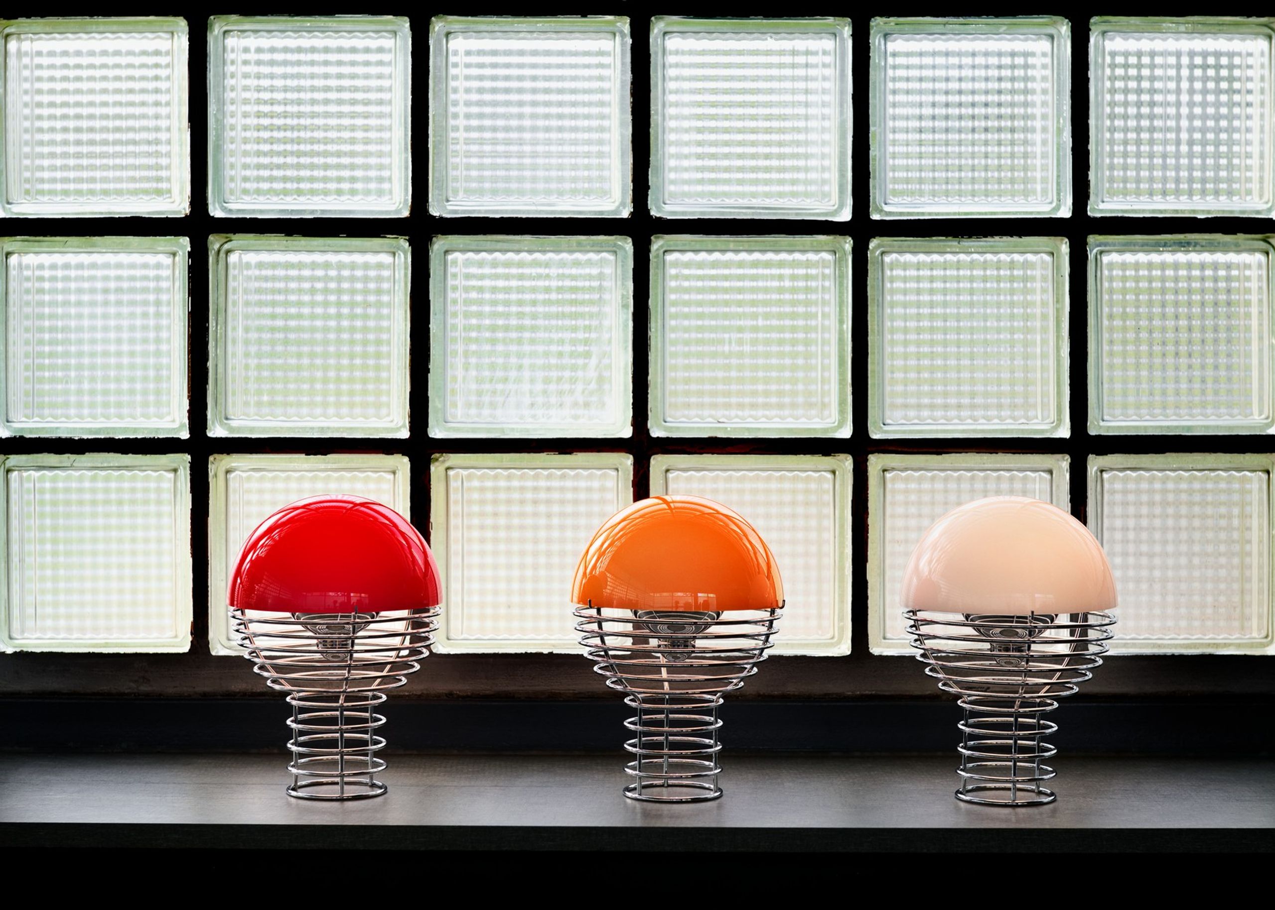 Verpan - Tragbare Lampe - Wire Portable Lamp - Orange