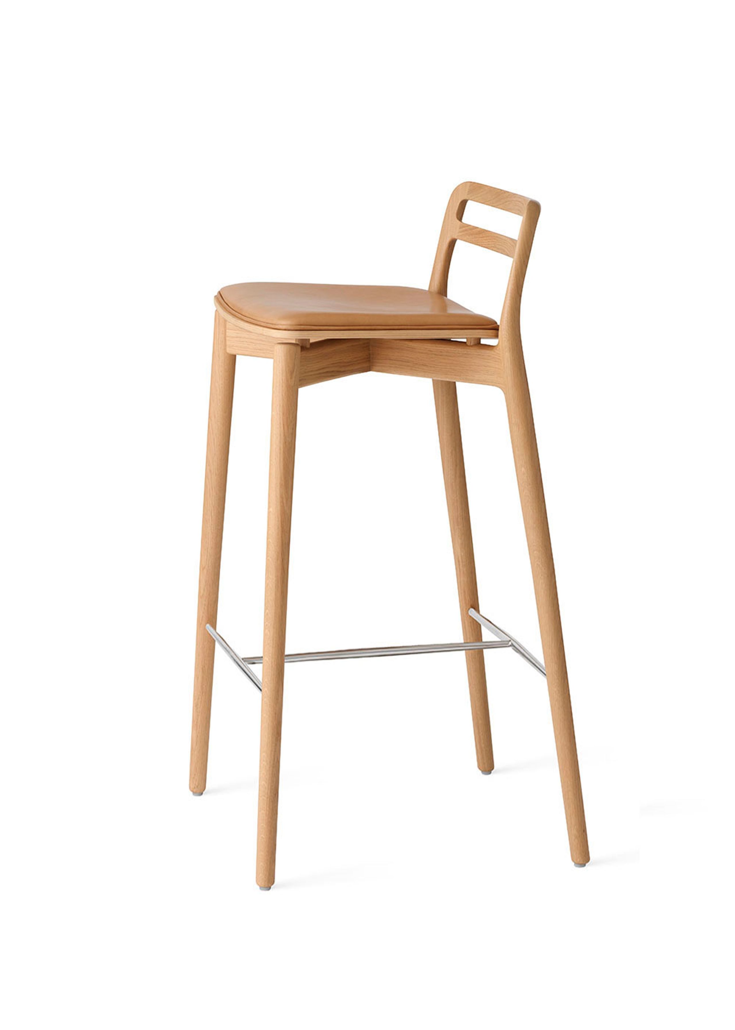 Vipp - Barstol - Cabin Bar Stool - Vipp485 - Vacona Sand / Light Oiled Oak