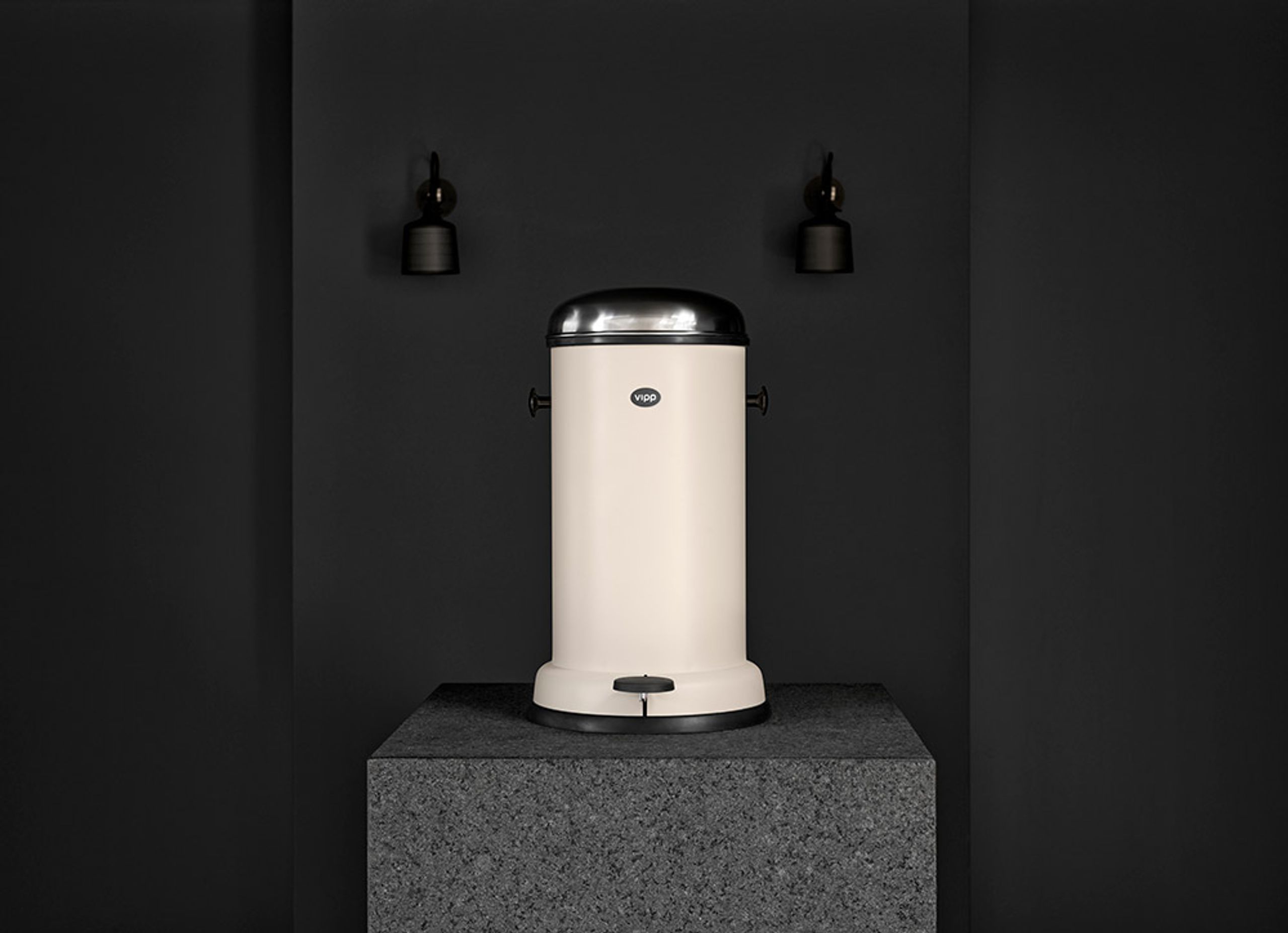 Vipp - Skraldespand - Pedalspand - Vipp15 - Beige