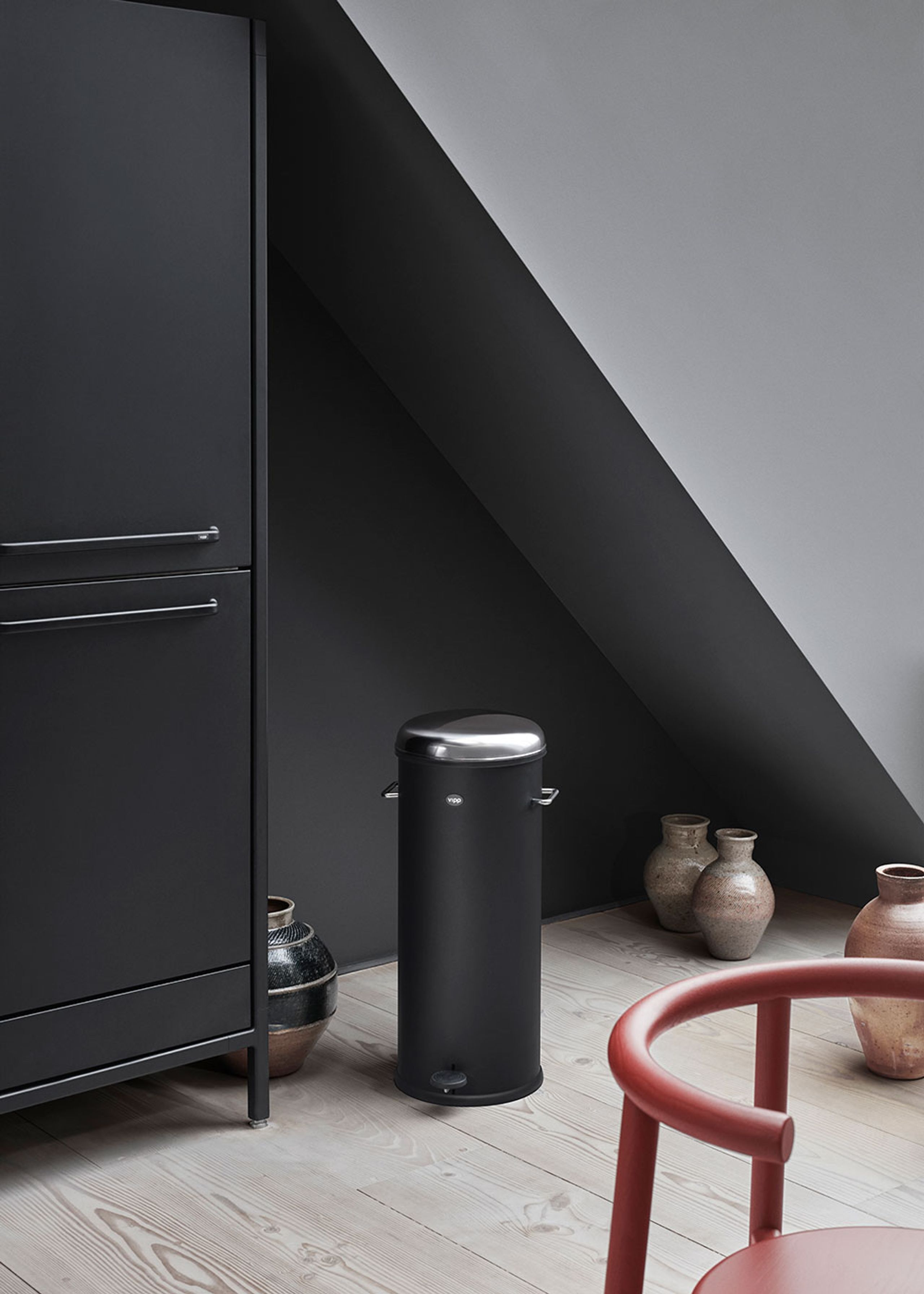 Vipp - Skraldespand - Pedalspand - Vipp15 - Black