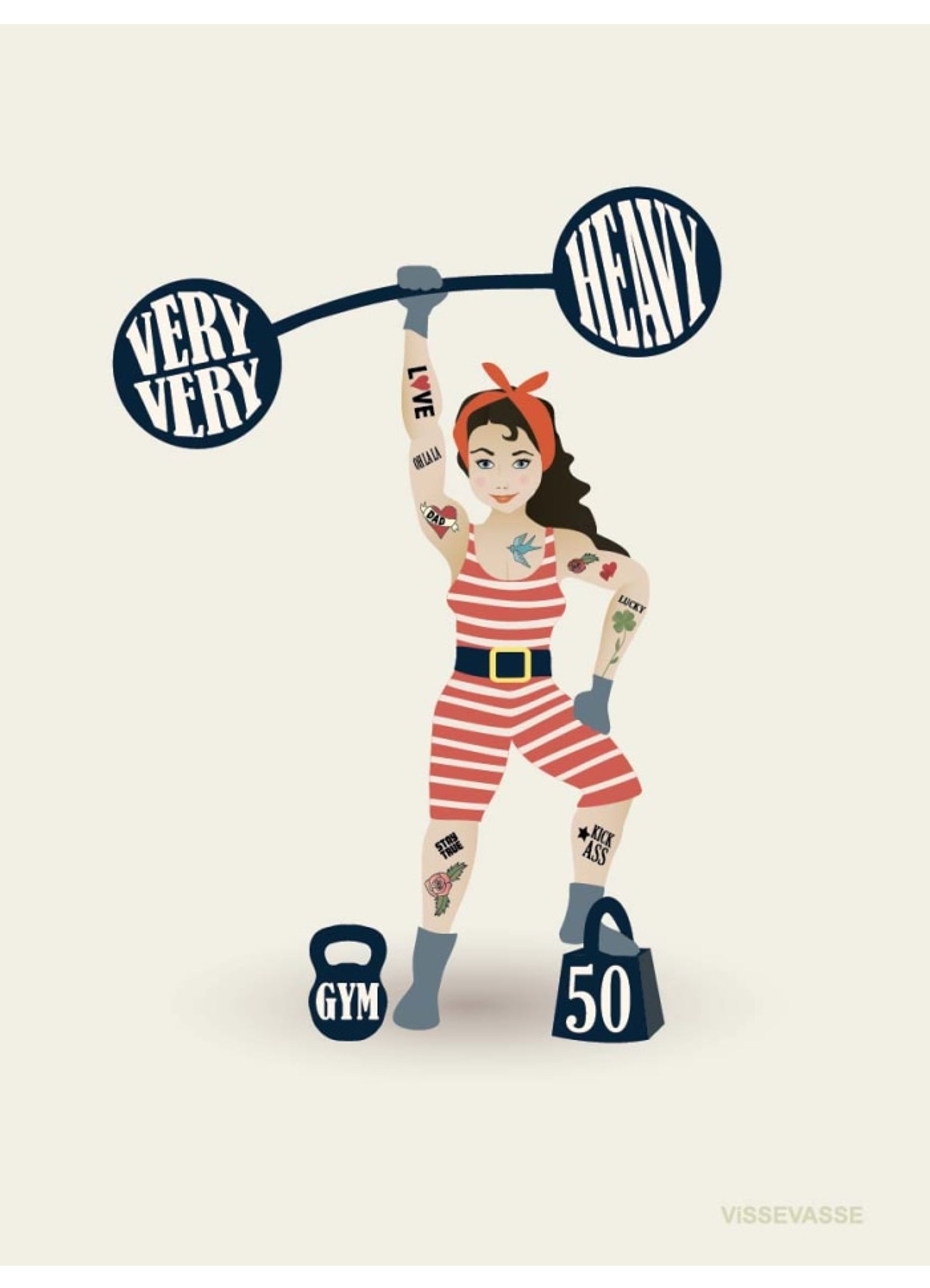 ViSSEVASSE - Cards - BIRTHDAY GIRL - BIRTHDAY GIRL - mini card