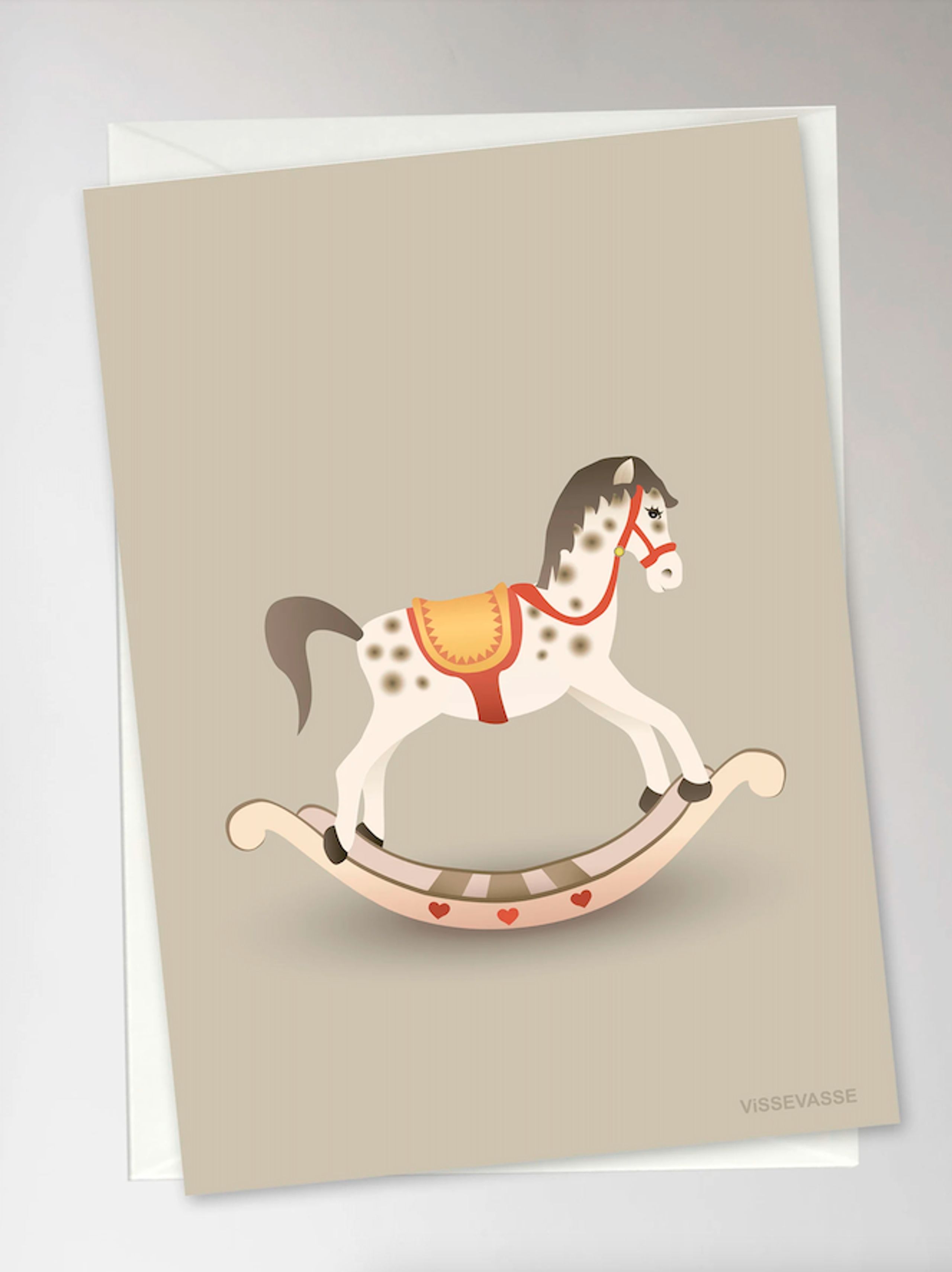 ViSSEVASSE - Kort - Rocking Horse - Kort - Sandy Brown