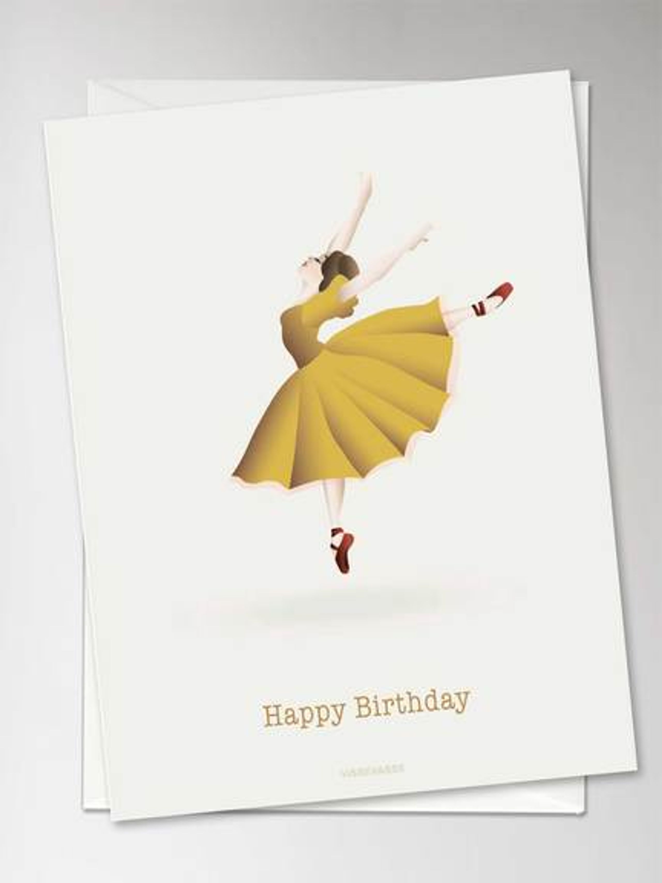 ViSSEVASSE - Cards - Happy Birthday - Ballerina