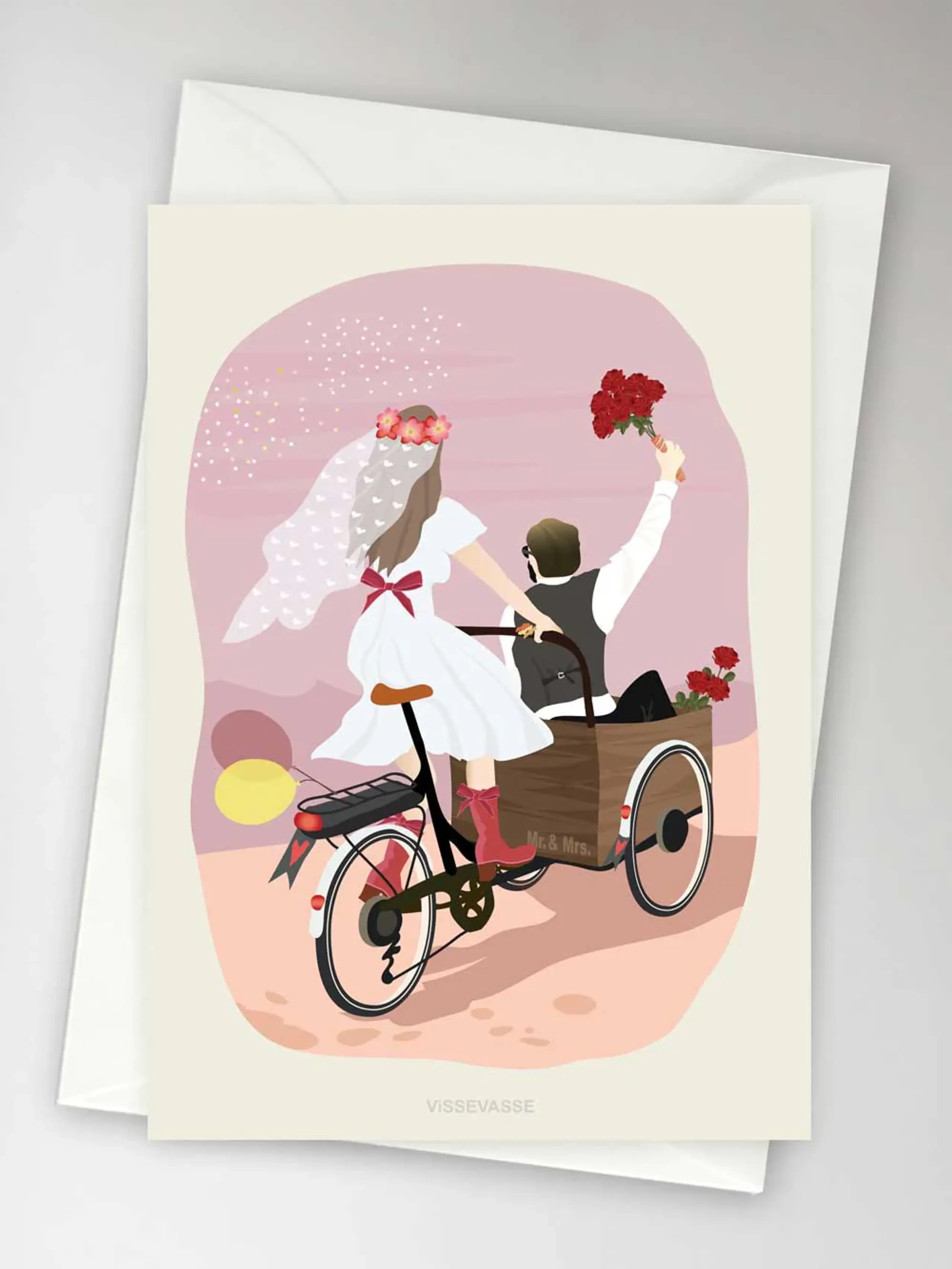 ViSSEVASSE - Mappa - Weeding Bike - Greeting Card - Weeding bike