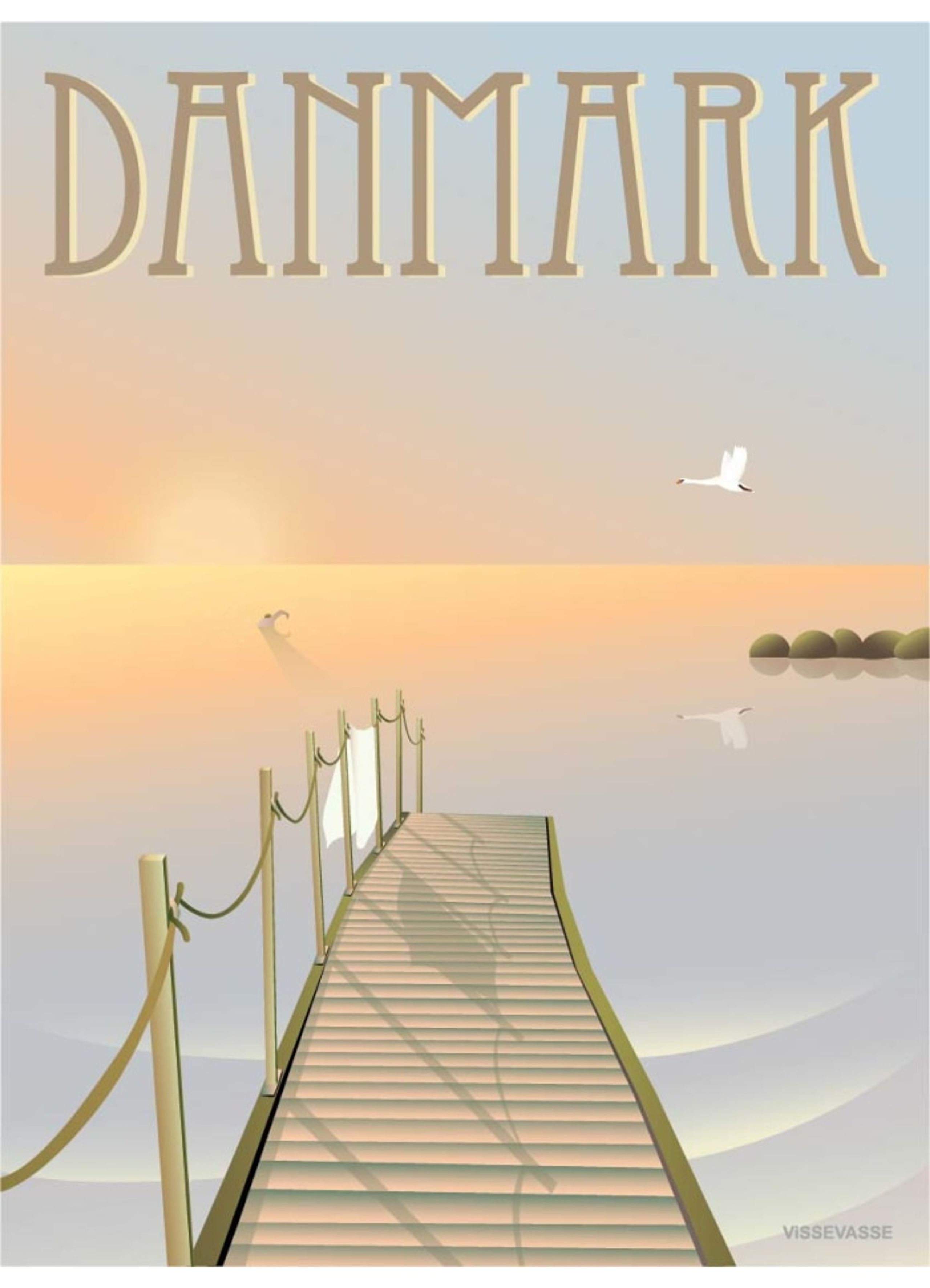 ViSSEVASSE - Plakat - DANMARK Badebroen - poster - DANMARK Badebroen - poster