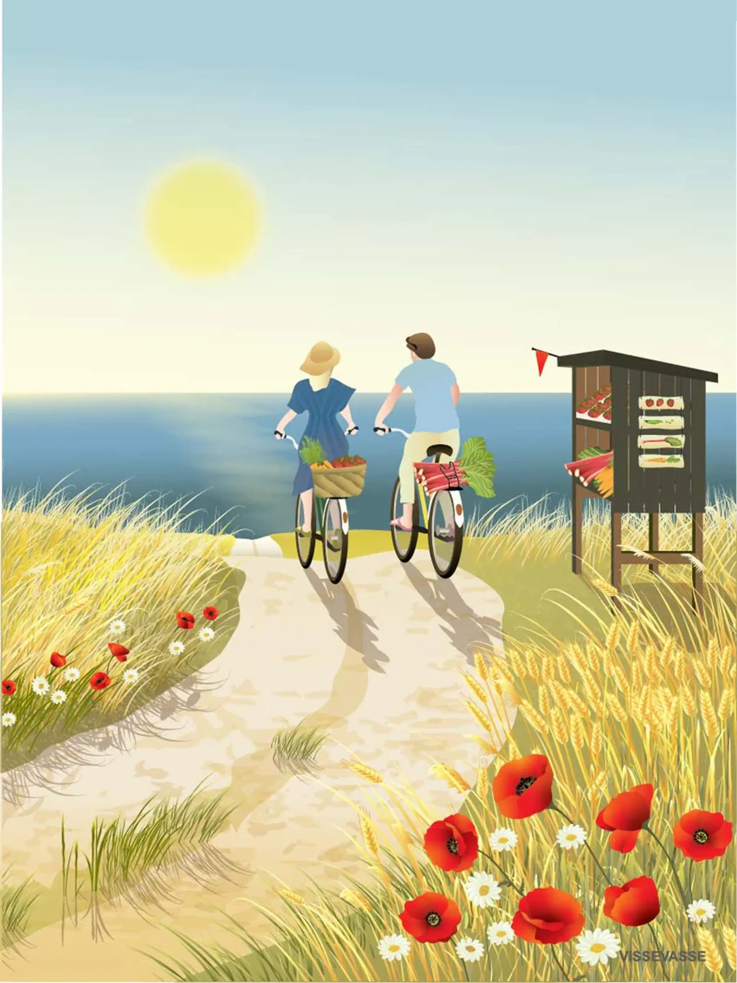 ViSSEVASSE - Poster - Summer Life - Poster - Summer Life - 30x40 cm