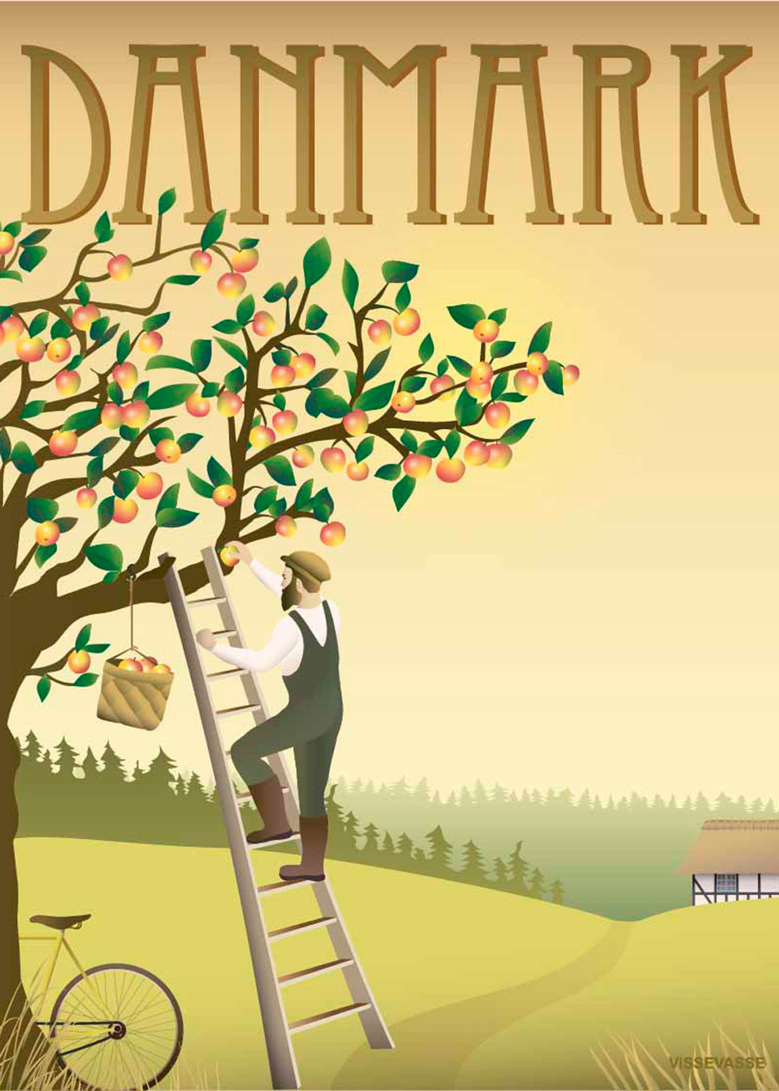 ViSSEVASSE - Juliste - Denmark - The apple tree - Poster