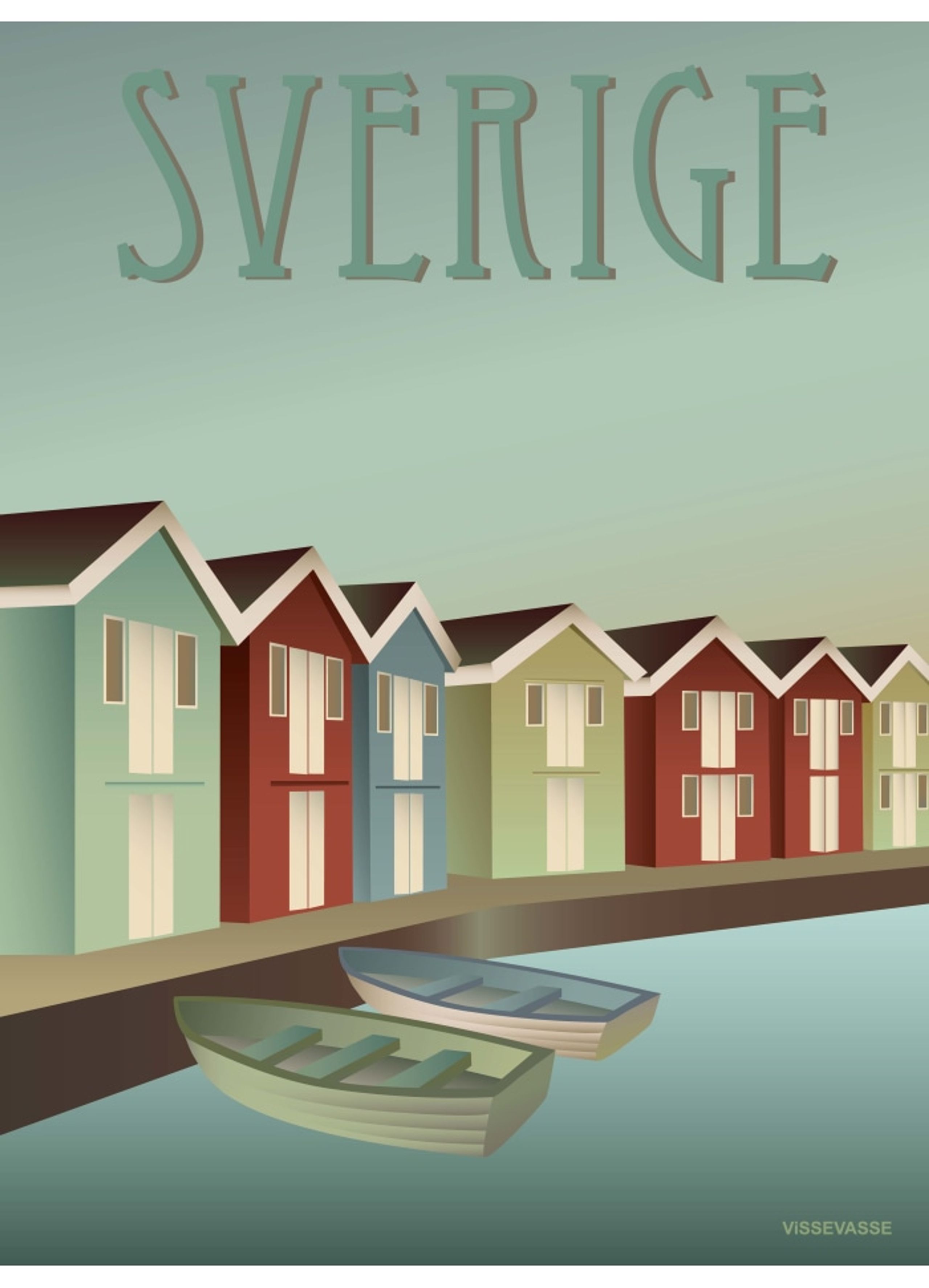 ViSSEVASSE - Poster - Sweden - The archipelago - Sweden - Woods