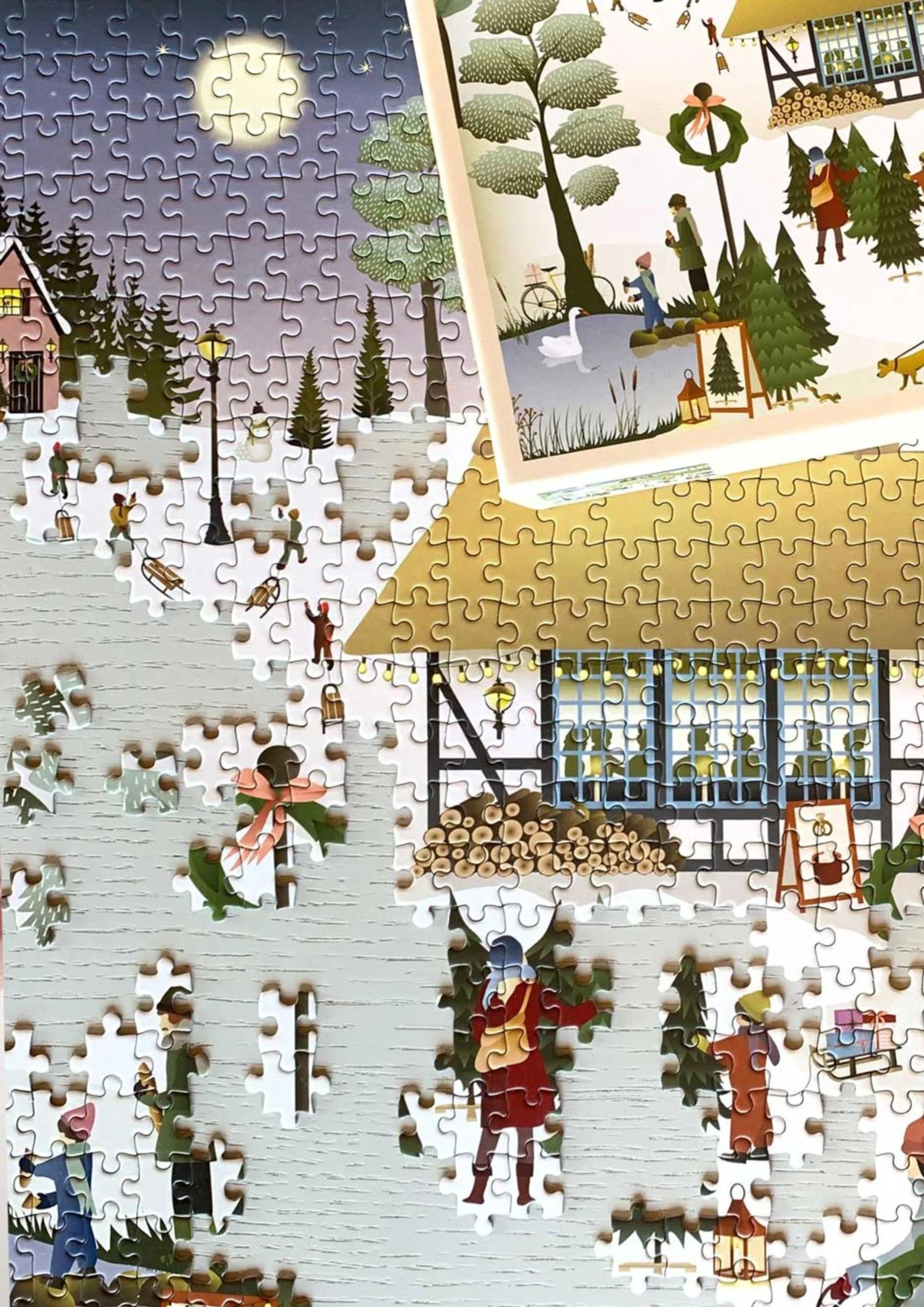 ViSSEVASSE - Puzzles - CHRISTMAS TREE FARM - puzzle 1000 pcs - Christmas