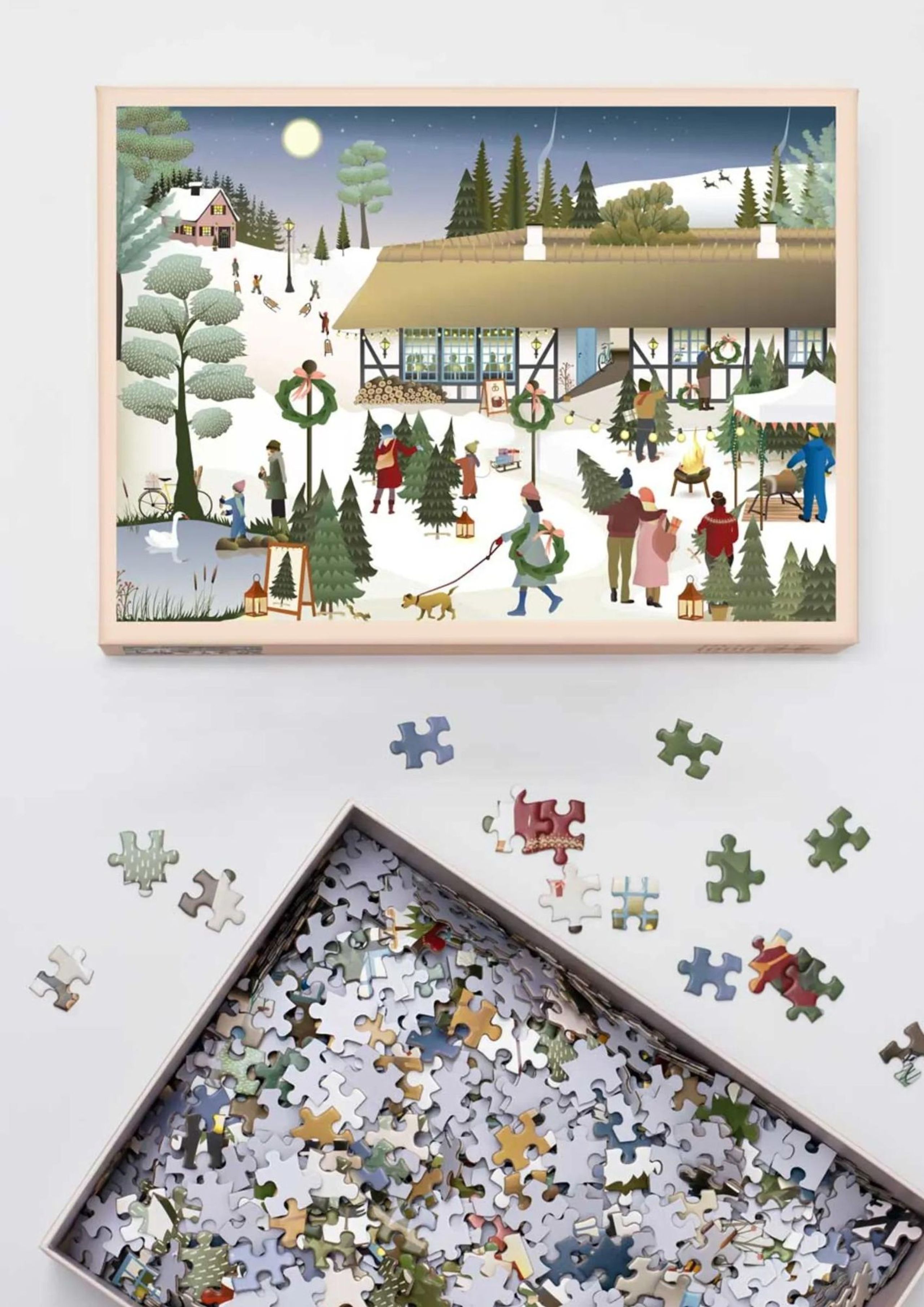 ViSSEVASSE - Puzzles - CHRISTMAS TREE FARM - puzzle 1000 pcs - Christmas