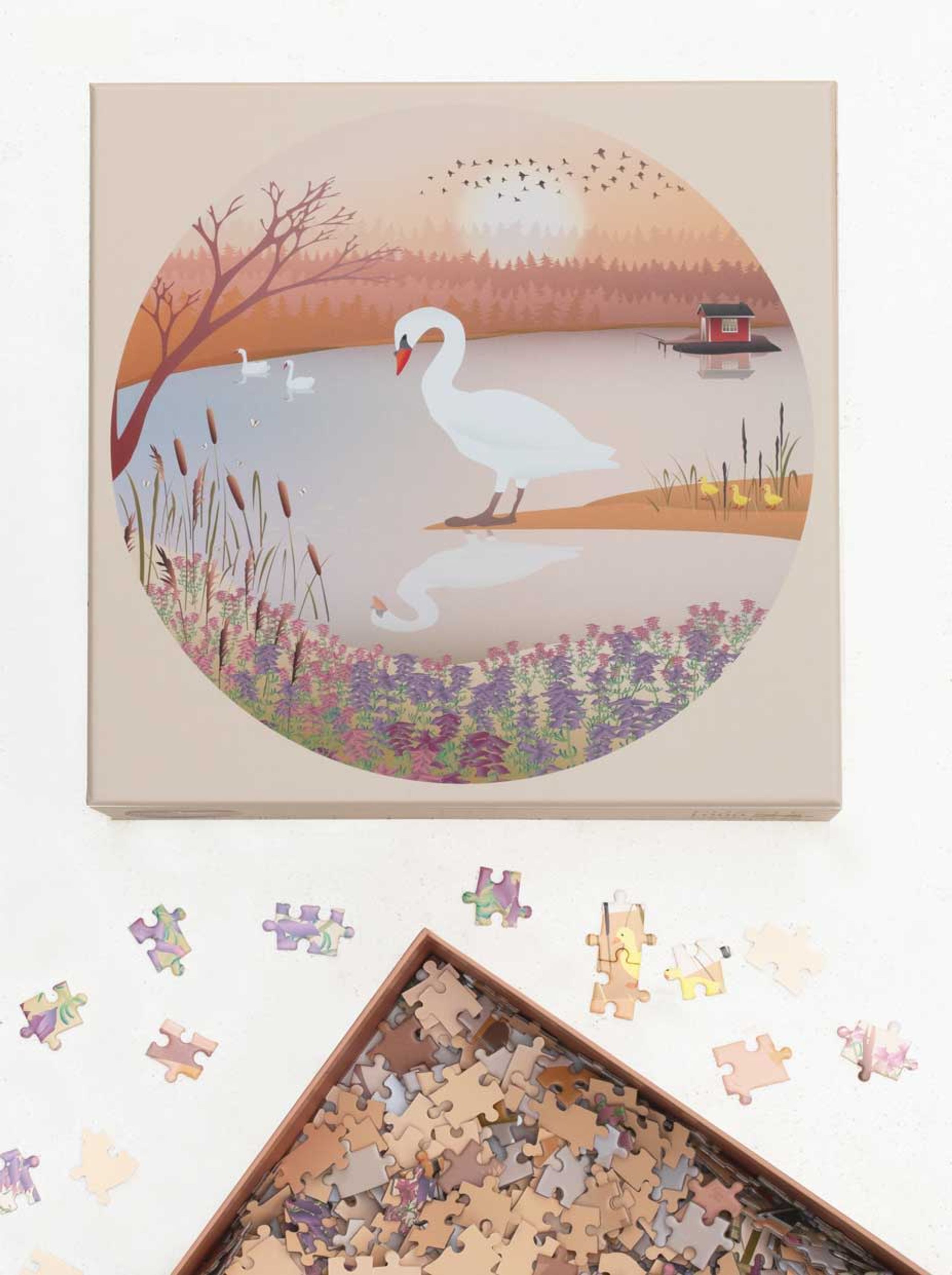 ViSSEVASSE - Puzzlespiel - The Swan Puzzle - The Swan