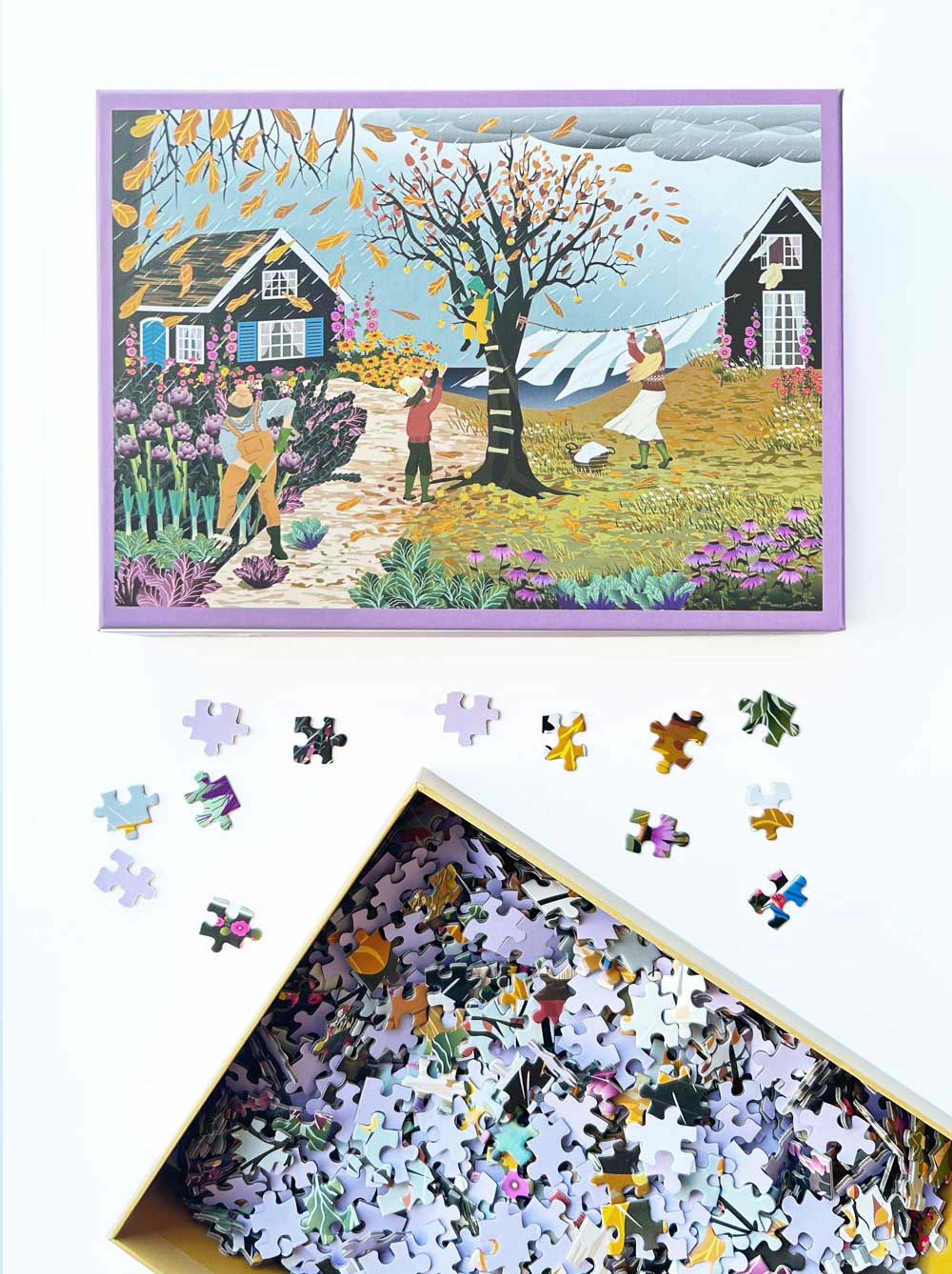 ViSSEVASSE - Hádanky - Here Comes The Rain - Puzzle 1000 Pcs - Rain 1000 pcs
