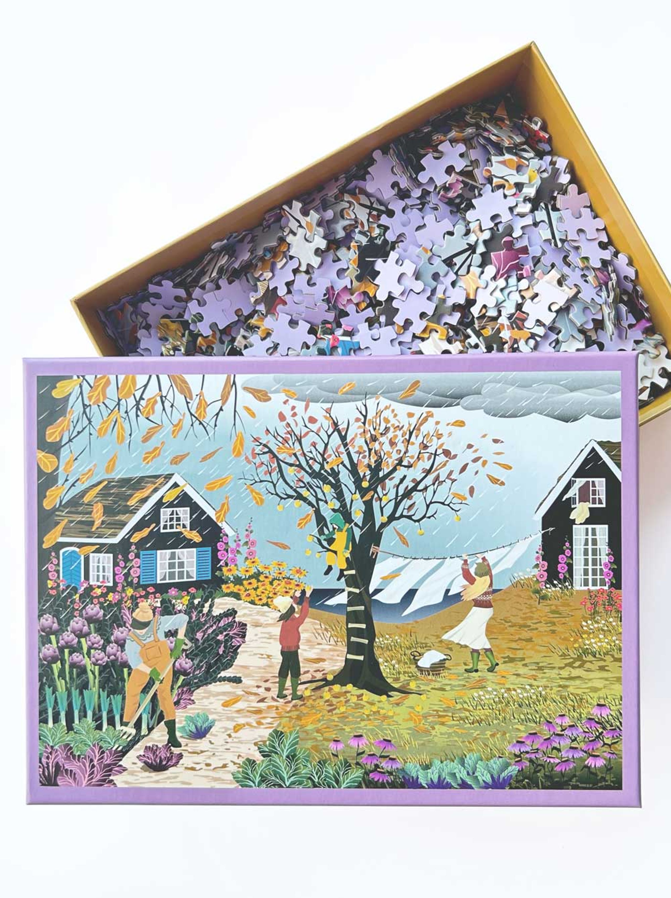 ViSSEVASSE - Hádanky - Here Comes The Rain - Puzzle 1000 Pcs - Rain 1000 pcs