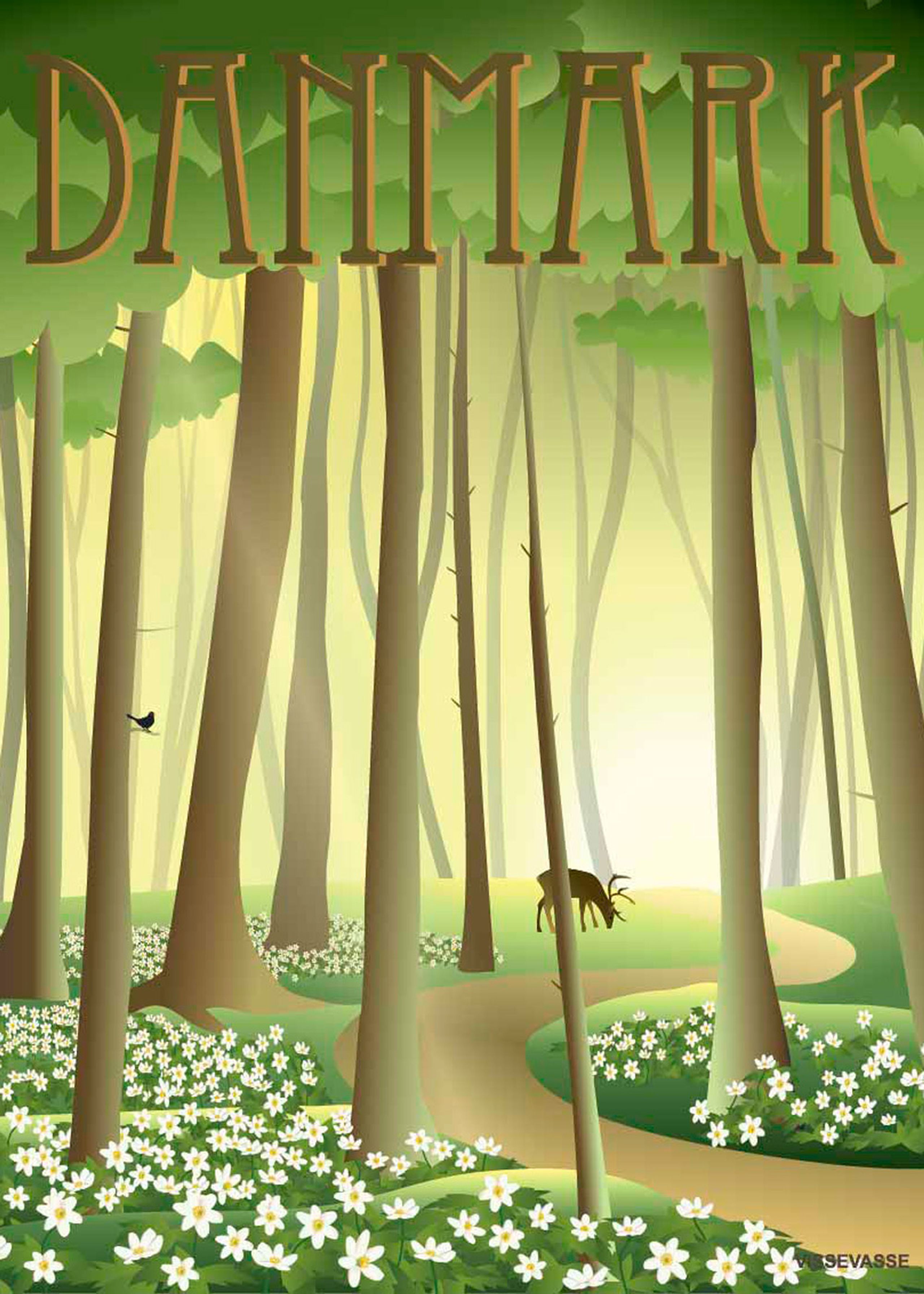 ViSSEVASSE - - Danmark - Anemones - Plakat