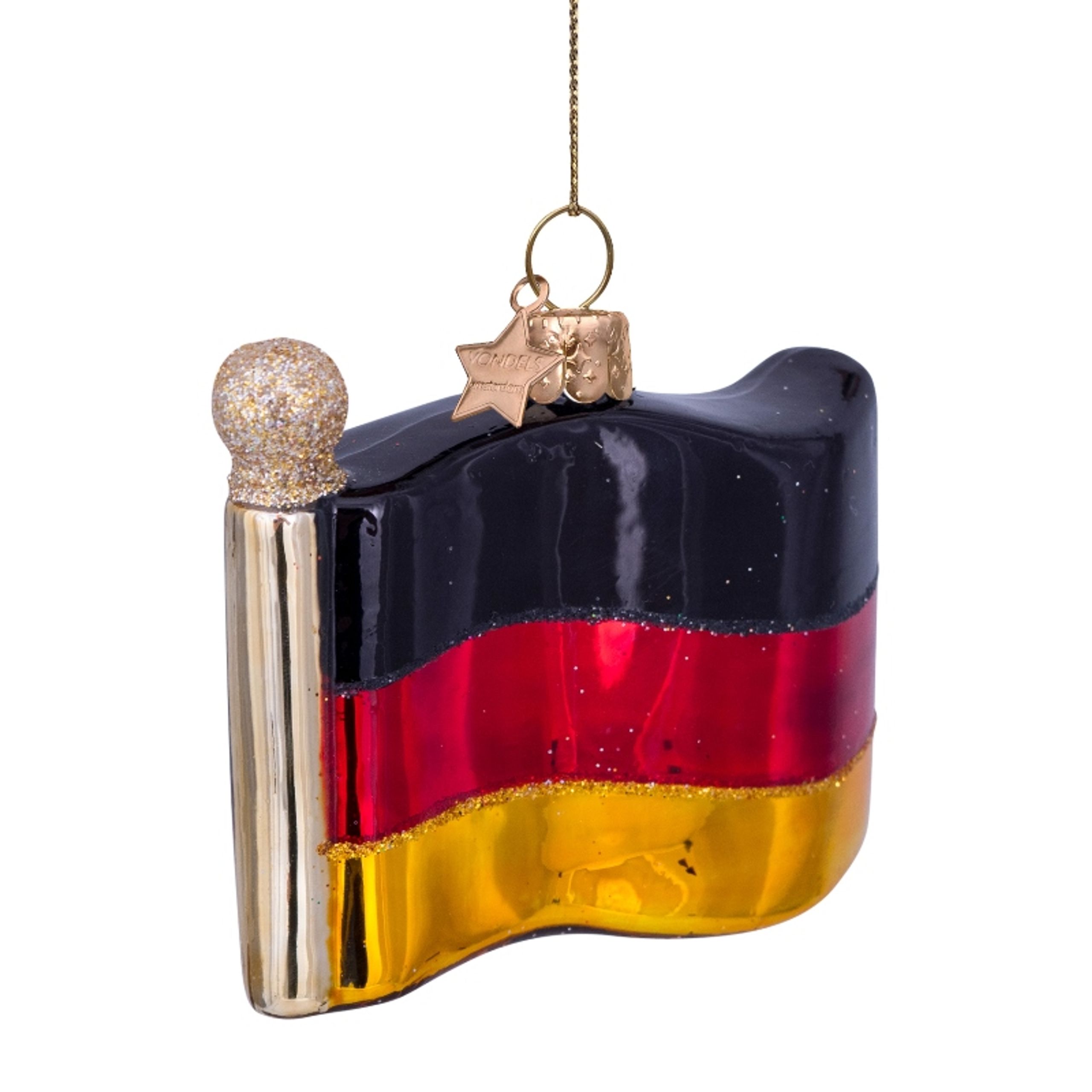 Vondels - Julekugle - Ornament glass german flag - Multi