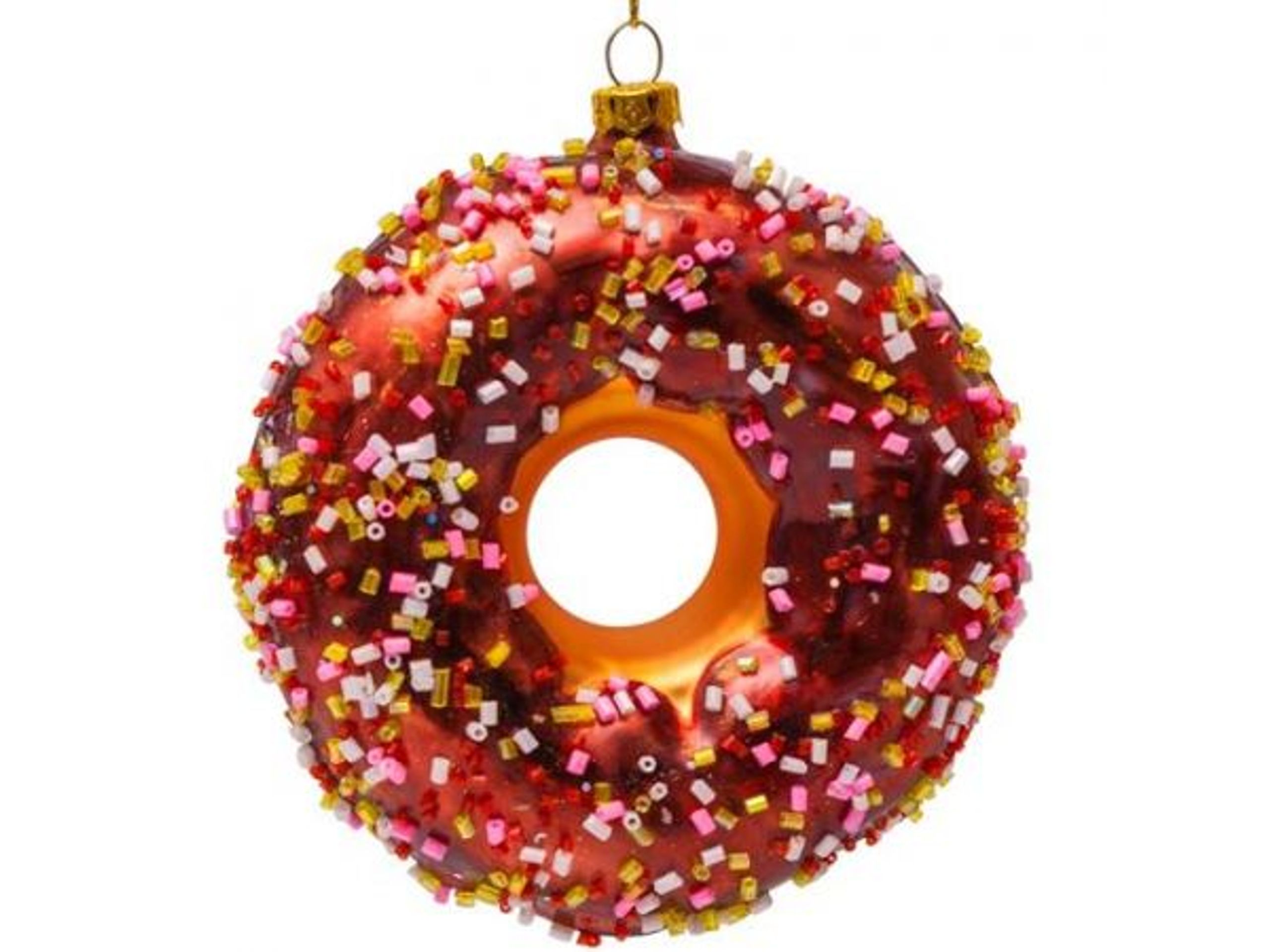 Vondels - Christmas Ornaments - Brown Donut - Brown