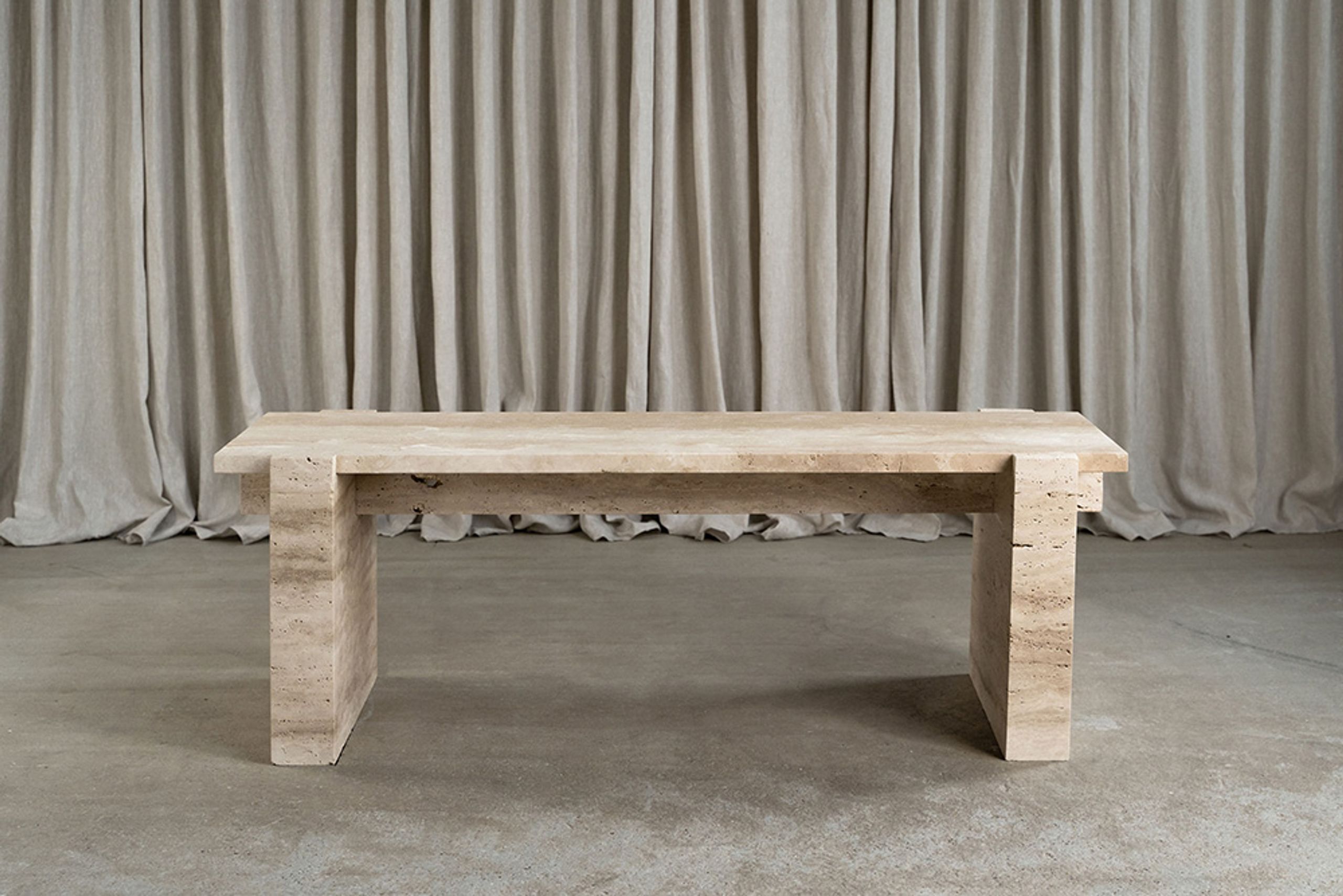 Wabi Sabi - Bank - Linje Bench - Travertine