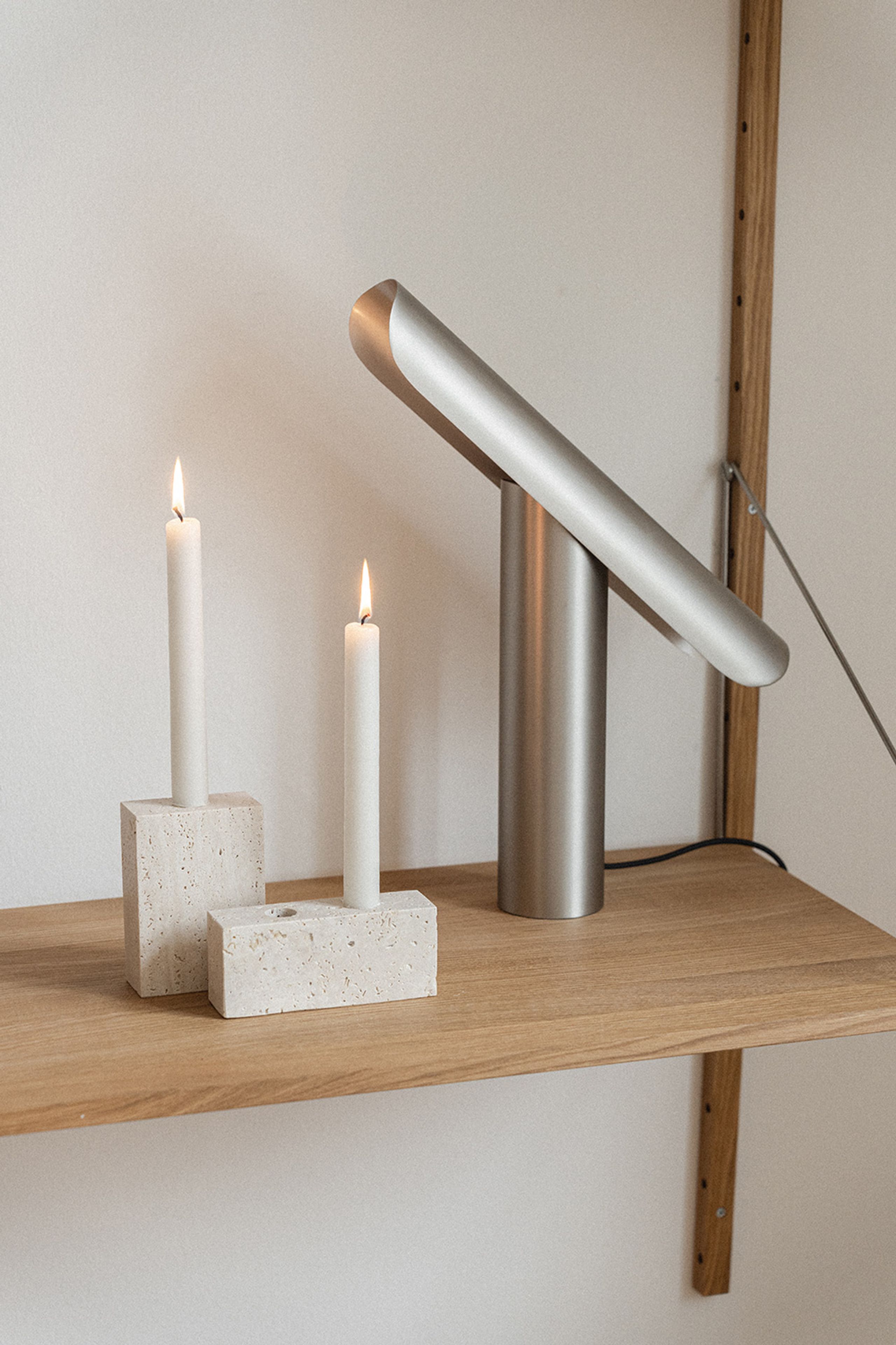 Wabi Sabi - Porte-bougies - Epode Candleholder - nr.2 / Calacatta Violetta