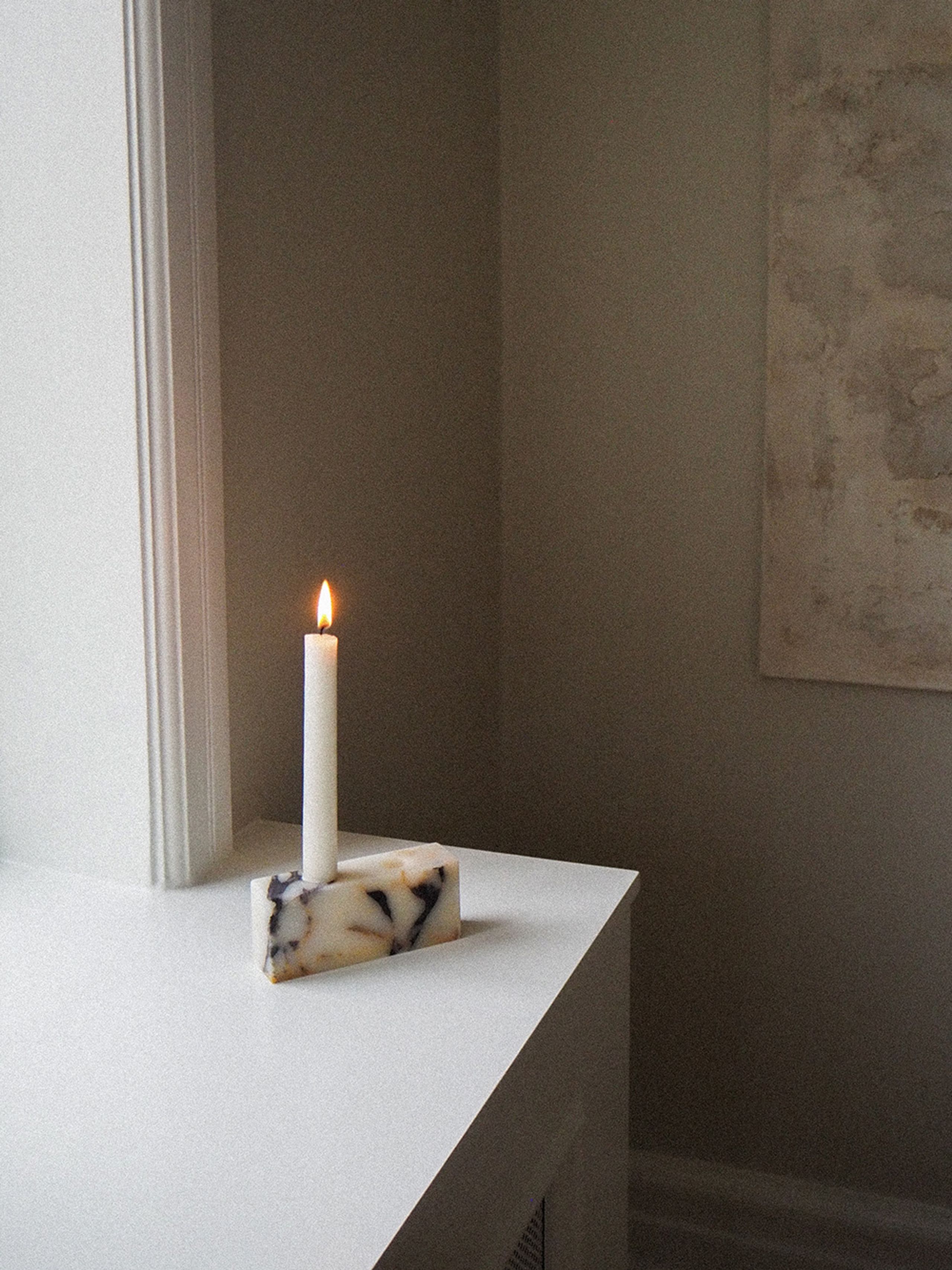 Wabi Sabi - Porte-bougies - Epode Candleholder - nr.2 / Calacatta Violetta