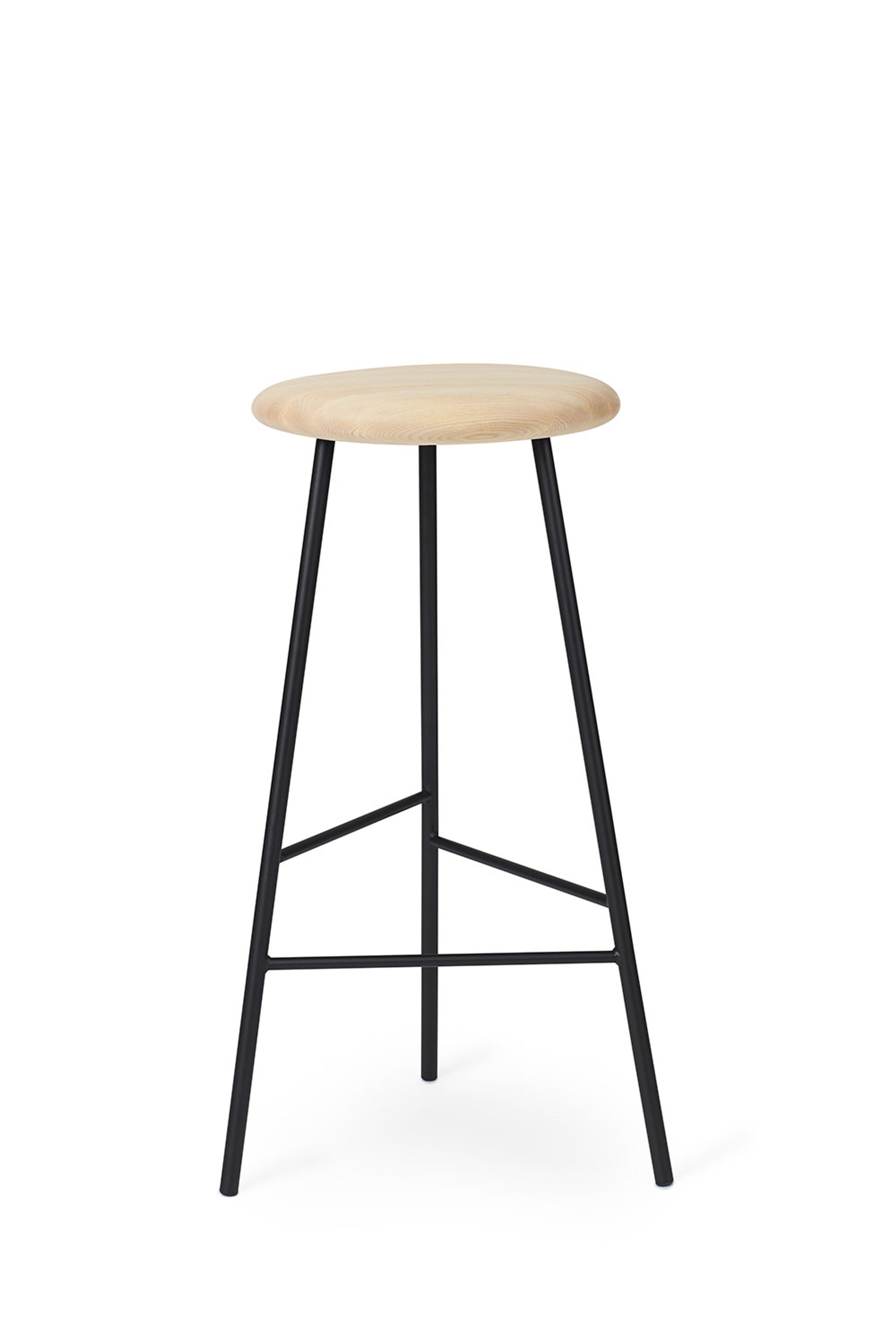 Warm Nordic - Barstol - Pebble / Bar Chair - High - Ash / Black Noir