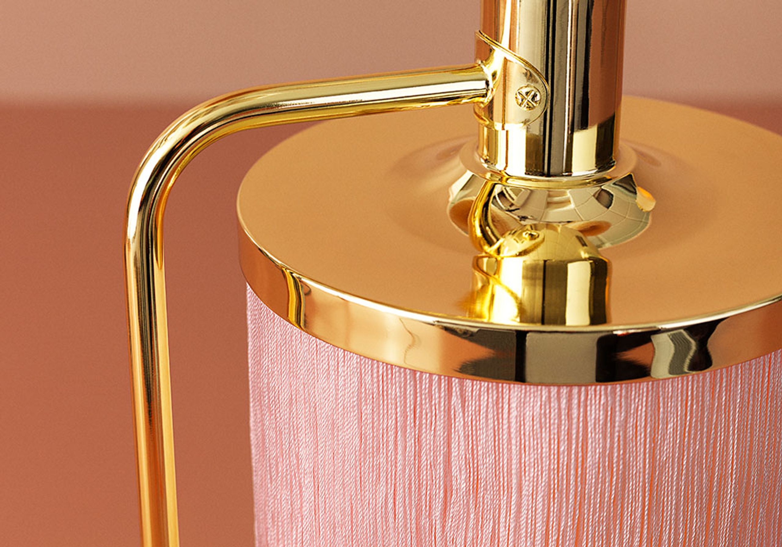 Warm Nordic - Floor Lamp - Fringe / Floor Lamp - Pale Pink