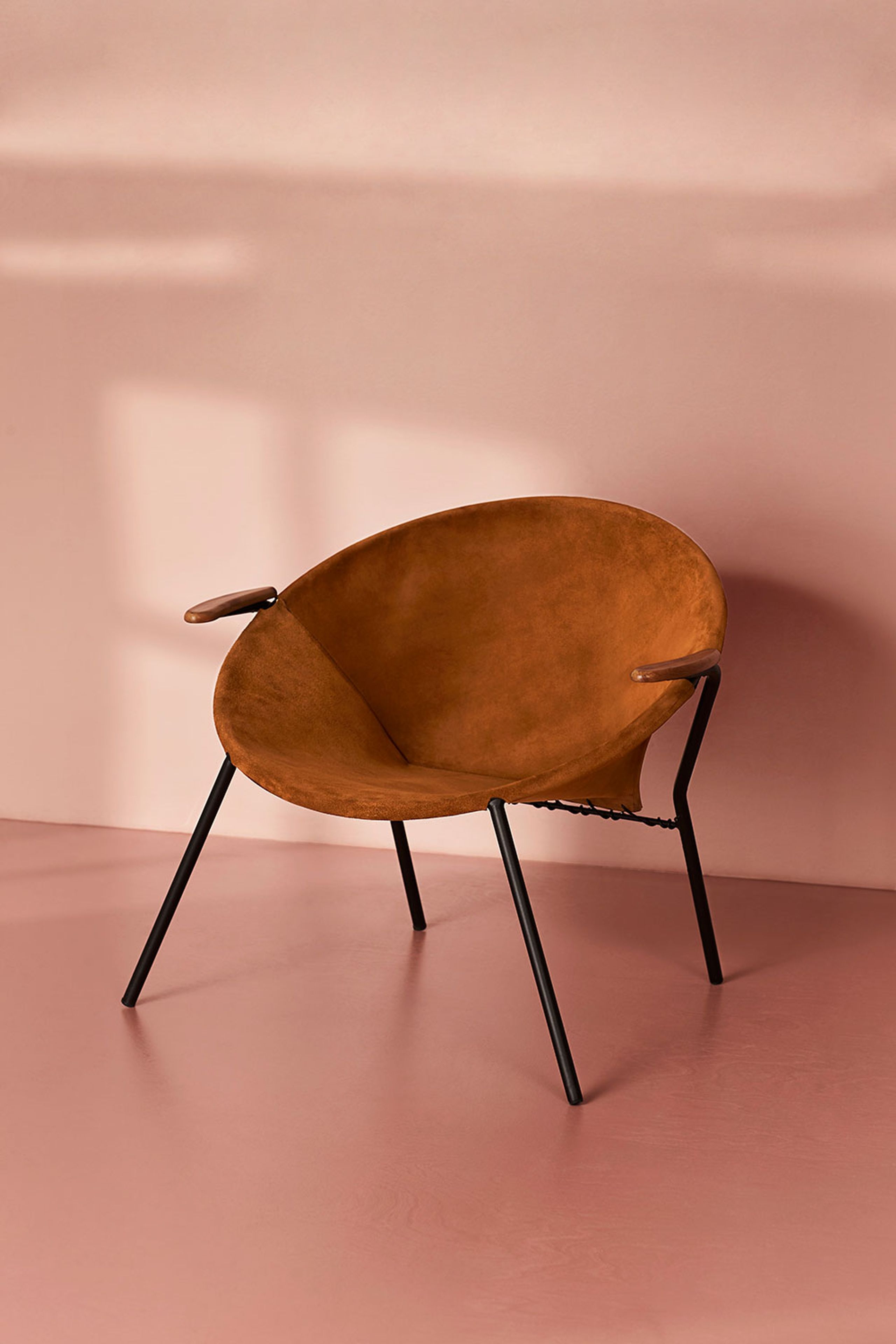 Warm Nordic - Lænestol - Balloon Chair - Sheerwood Nubuck (Hazel Brown)