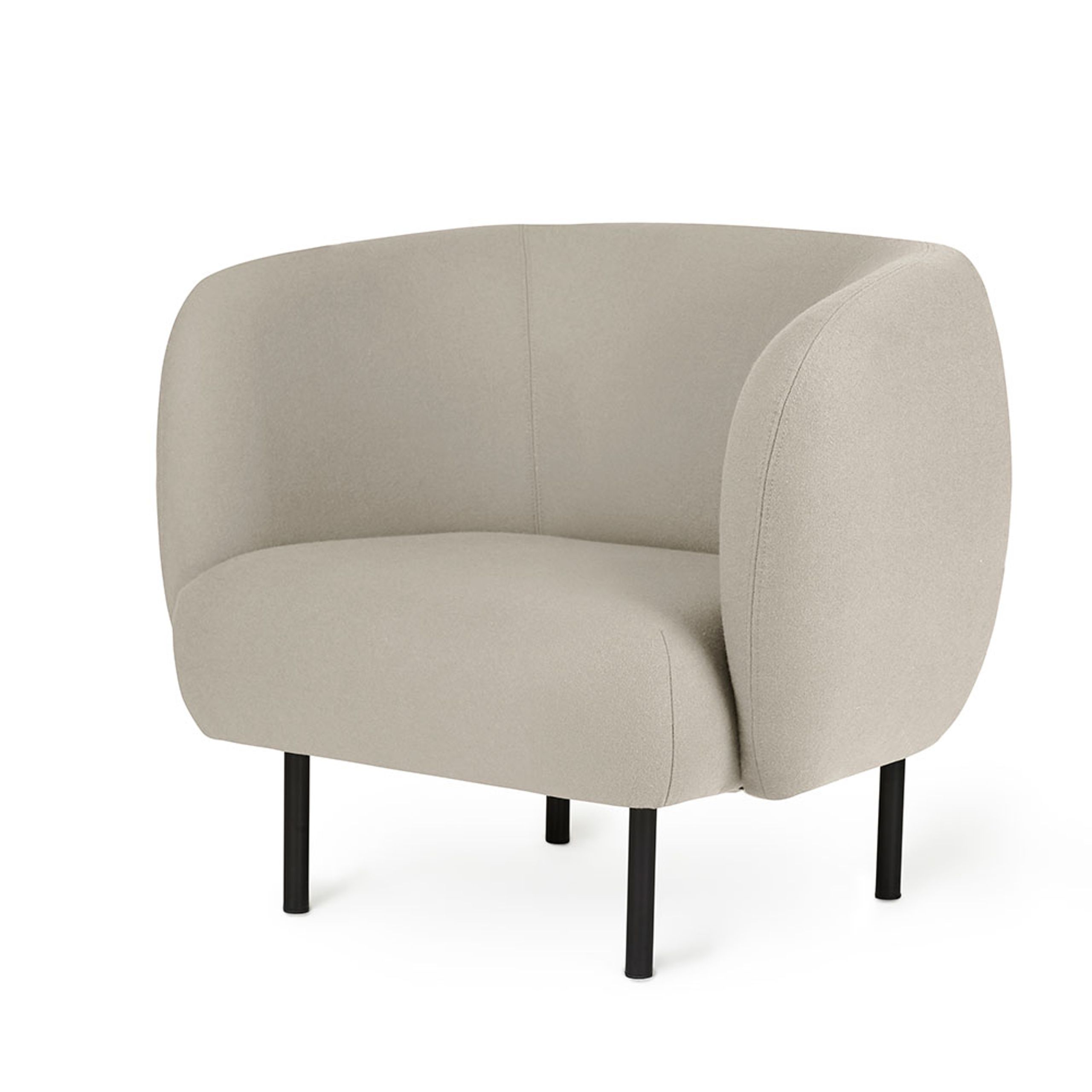 Warm Nordic - Křeslo - Cape Lounge Chair - Hero 211 (Pearl Grey)