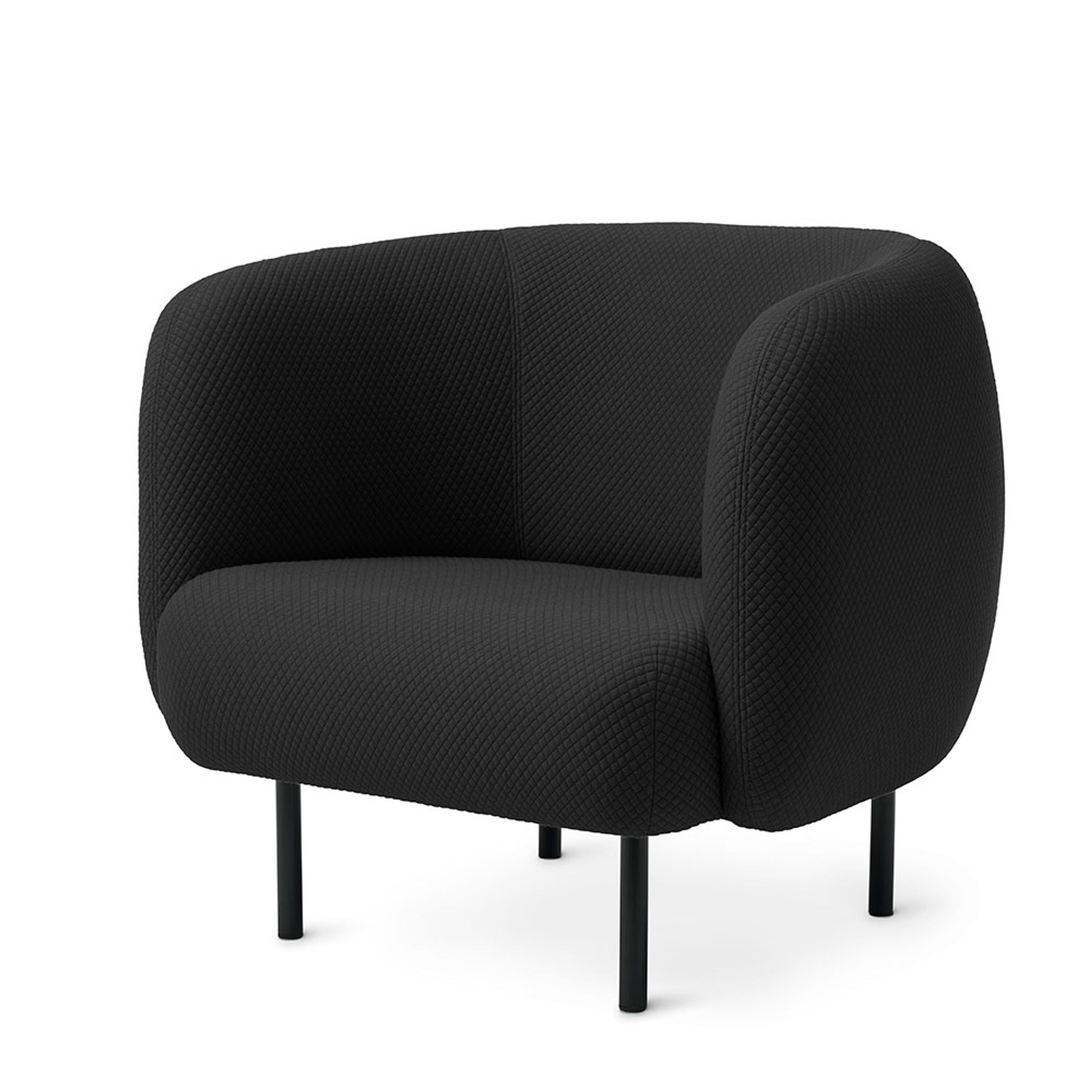 Warm Nordic - Sillón - Cape Lounge Chair - Mosaic 182 (Graphite)