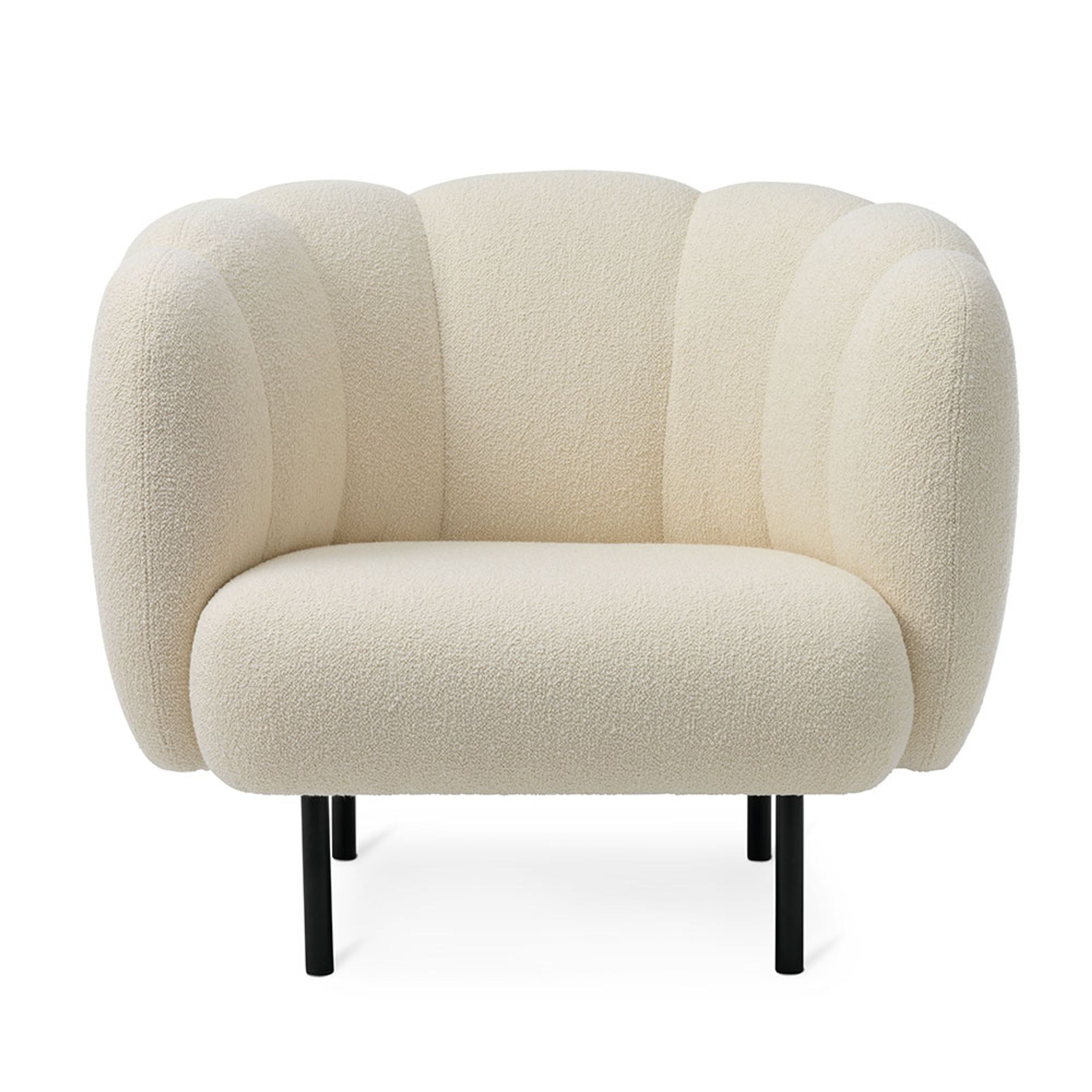 Warm Nordic - Armchair - Cape Stitch Lounge Chair - Barnum 24 (Cream)