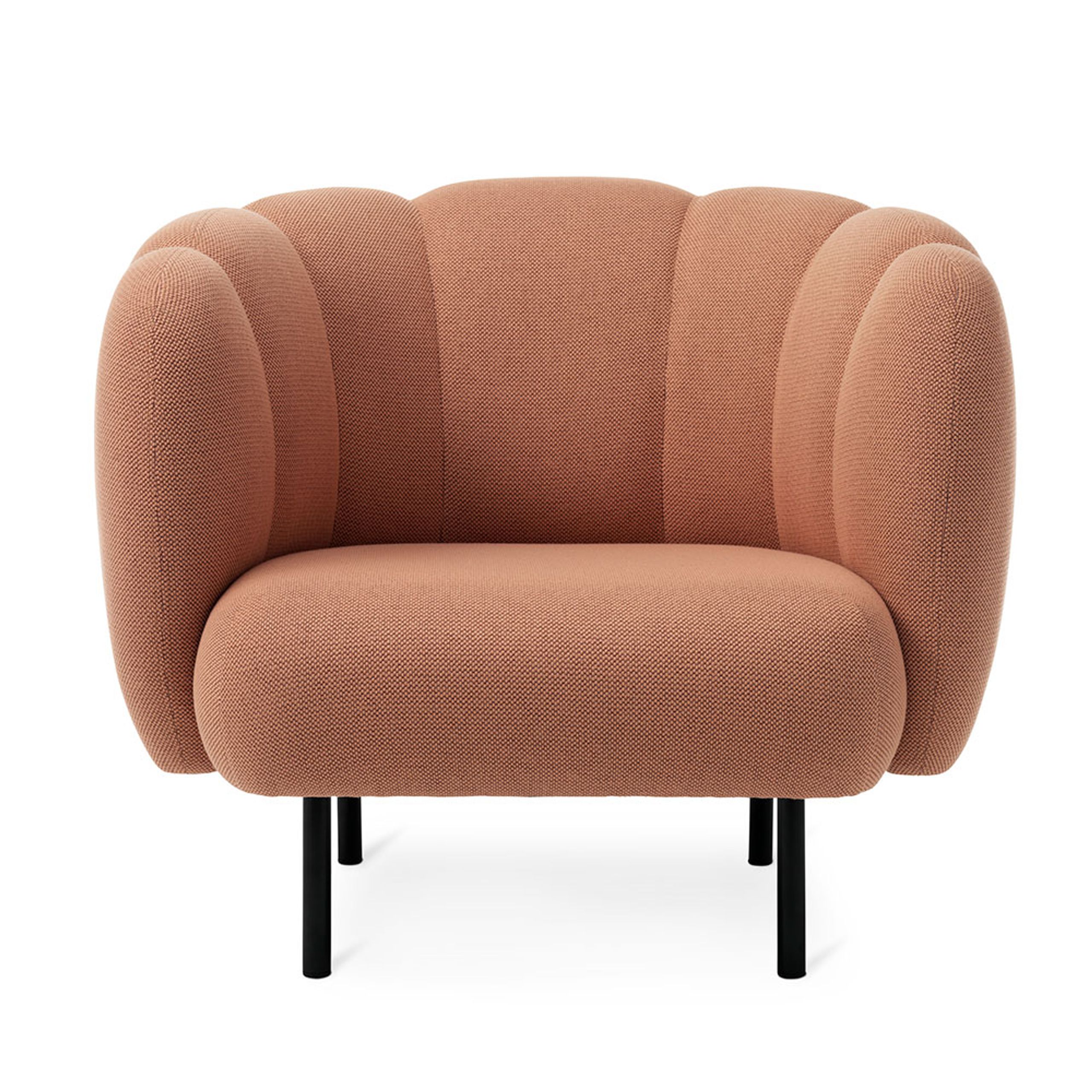 Warm Nordic - Armchair - Cape Stitch Lounge Chair - Merit 035 (Fresh Peach)